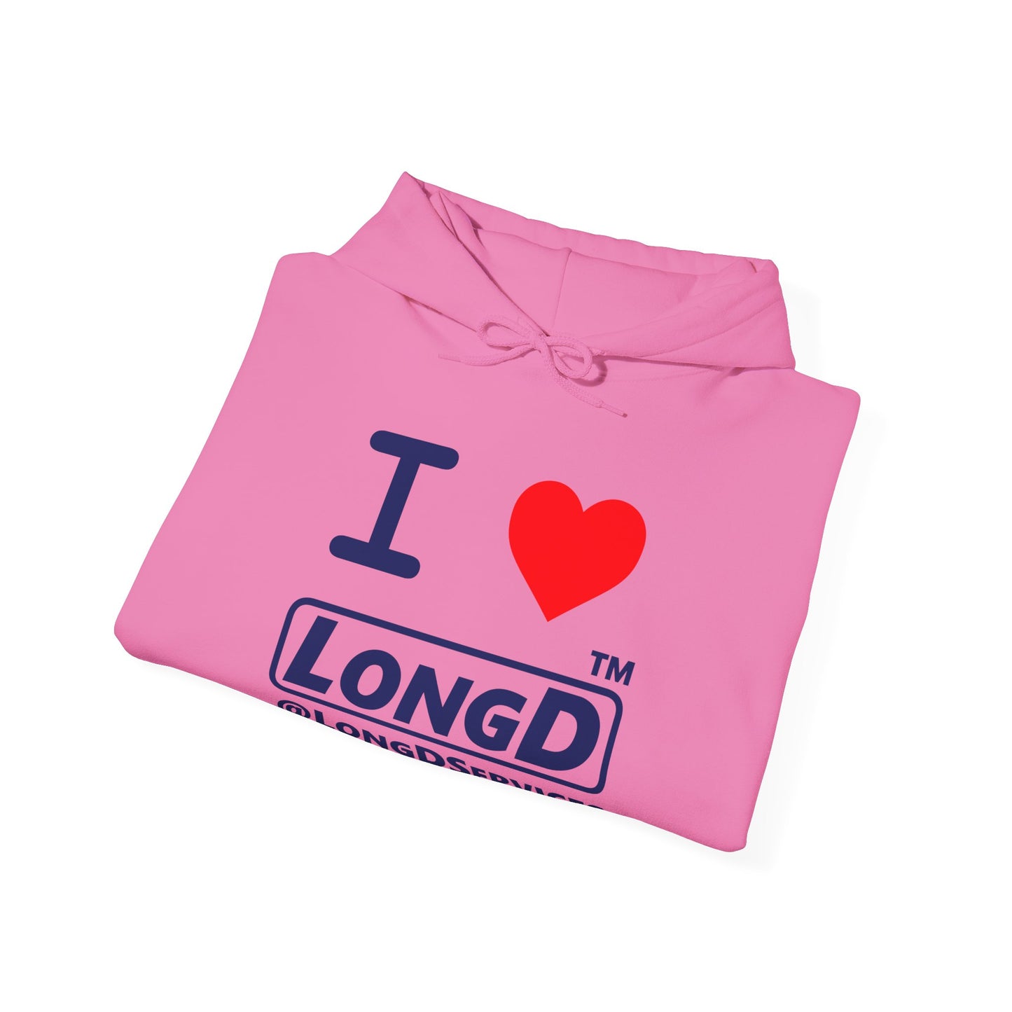 I Luv LongD® Logo (positive Tag only version) Hoodie