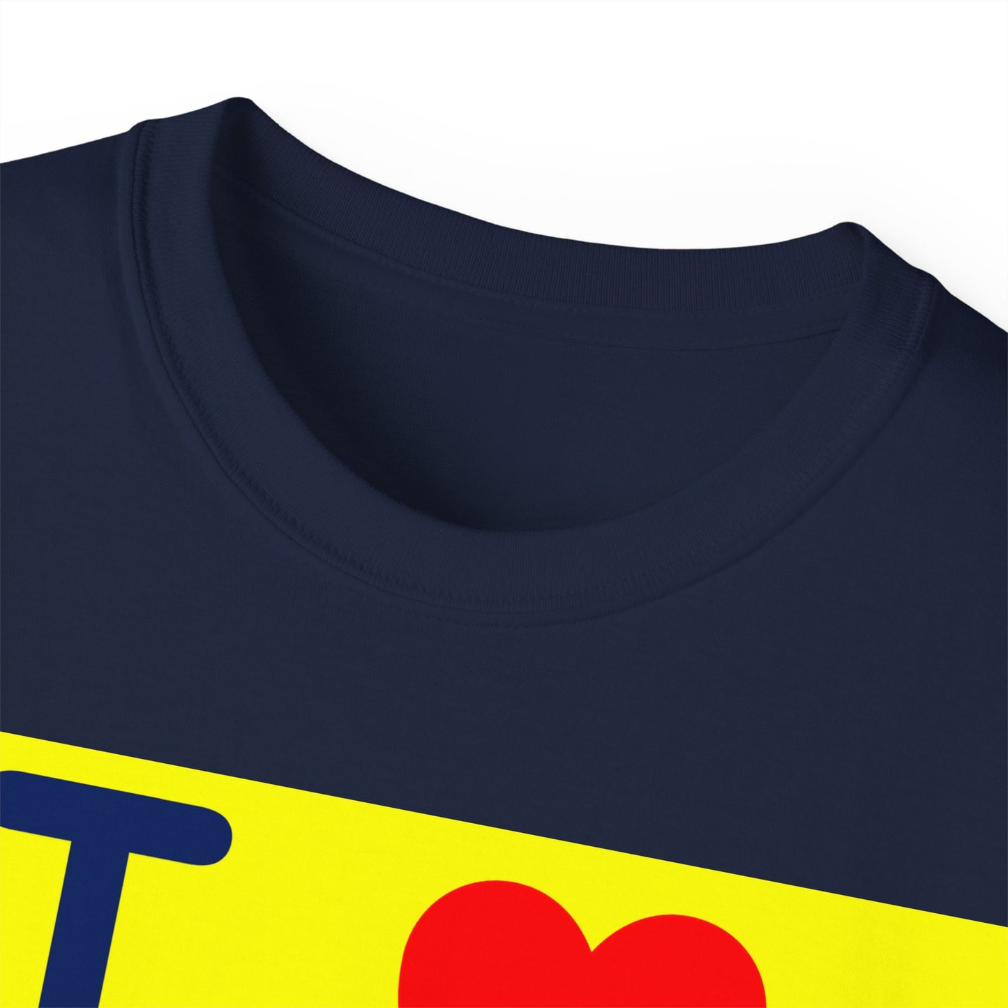 I Luv LongD Reverse Negative Style Logo Cotton Tee