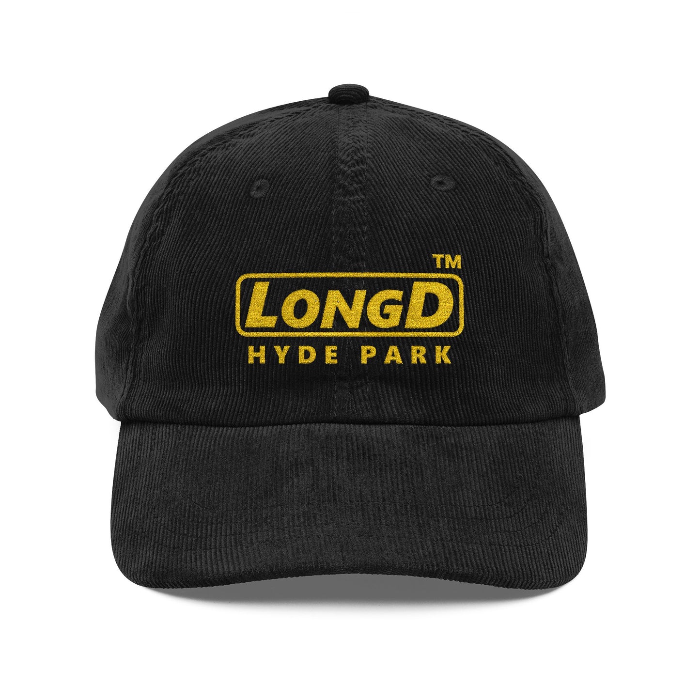 Embroidered Corduroy Cap Alternate basic Hyde Park logo