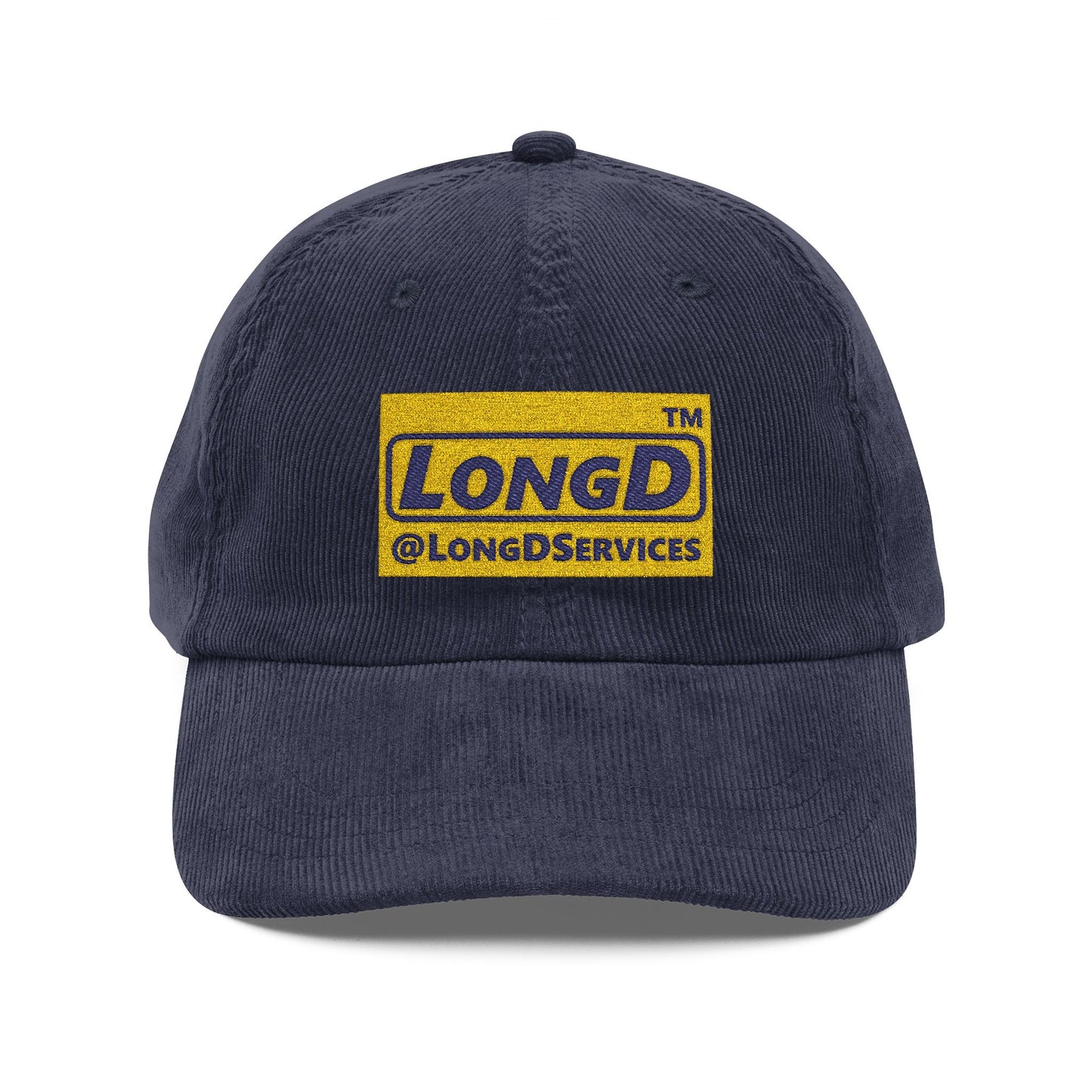 Embroidered Corduroy Cap Official logo