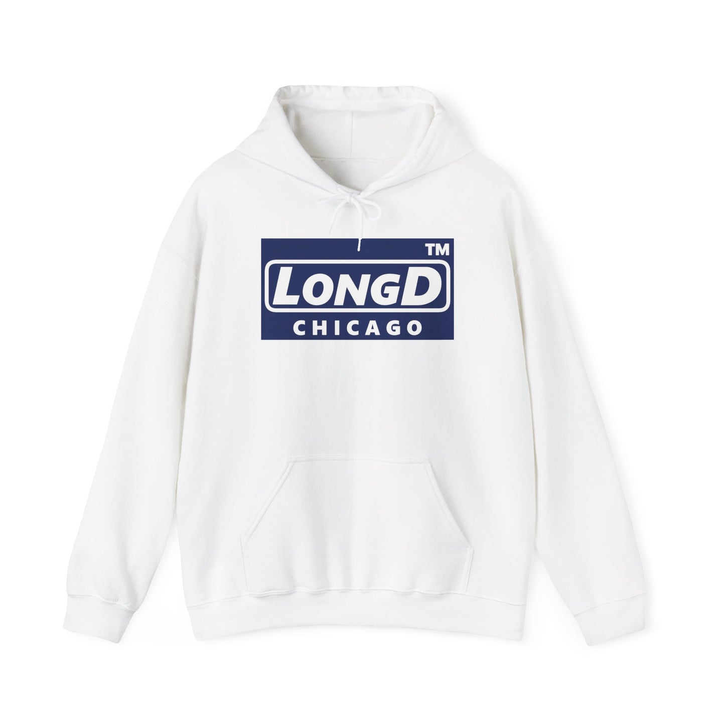LongD® Logo (negative Chicago version) Hoodie