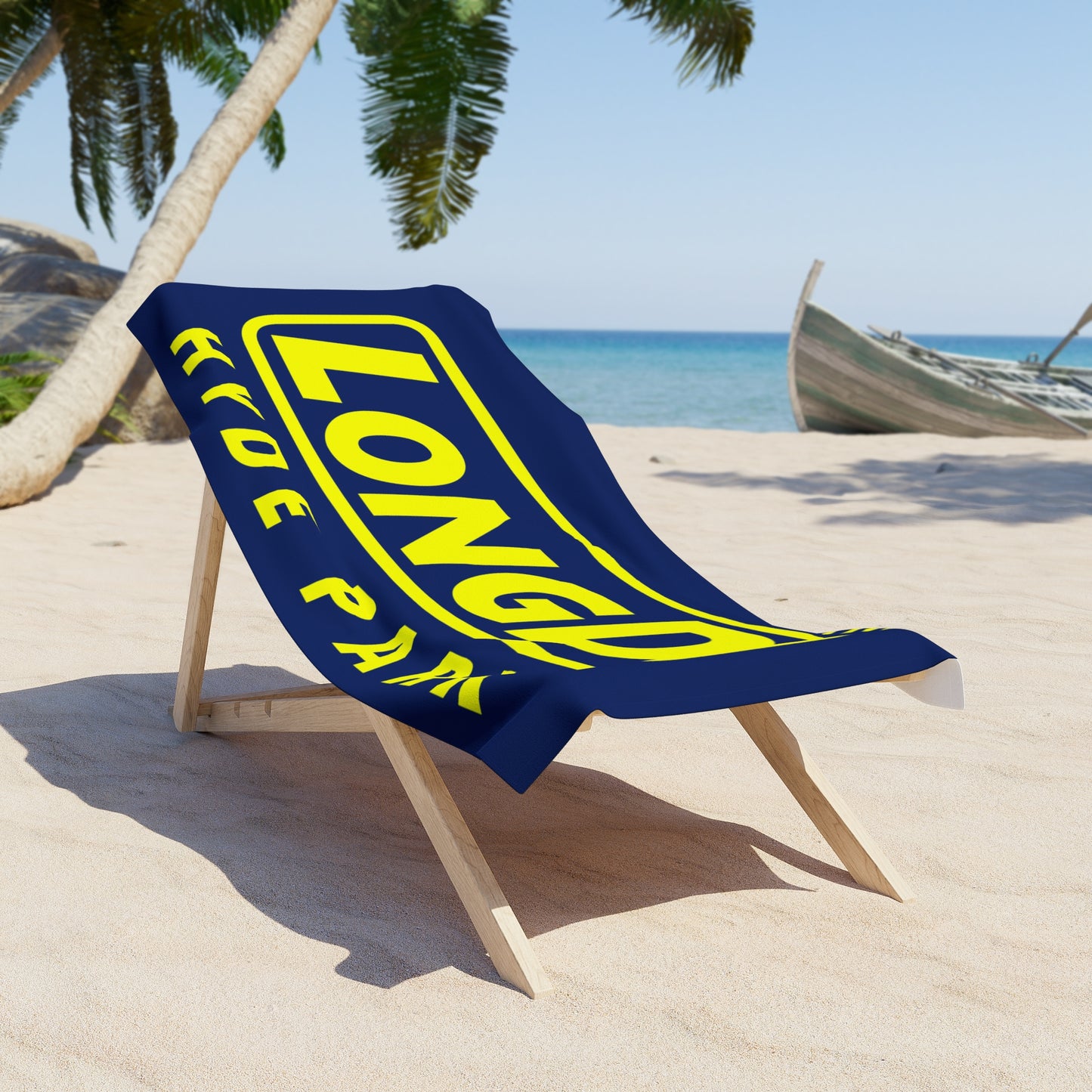 LongD Reverse Official Logo Hyde Park Beach Towel