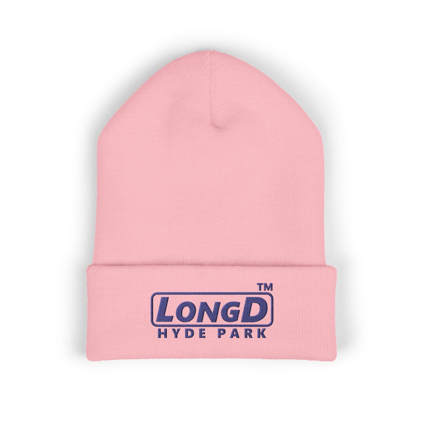 Embroidered Classic Cuffed Beanie Official Basic Hyde Park Logo