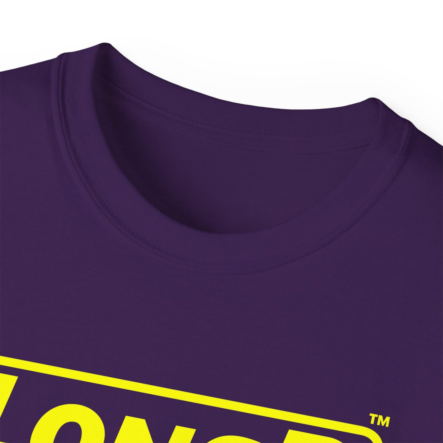 LongD® Logo Cotton Tee (Mardi Gras colored shirts with yellow text)