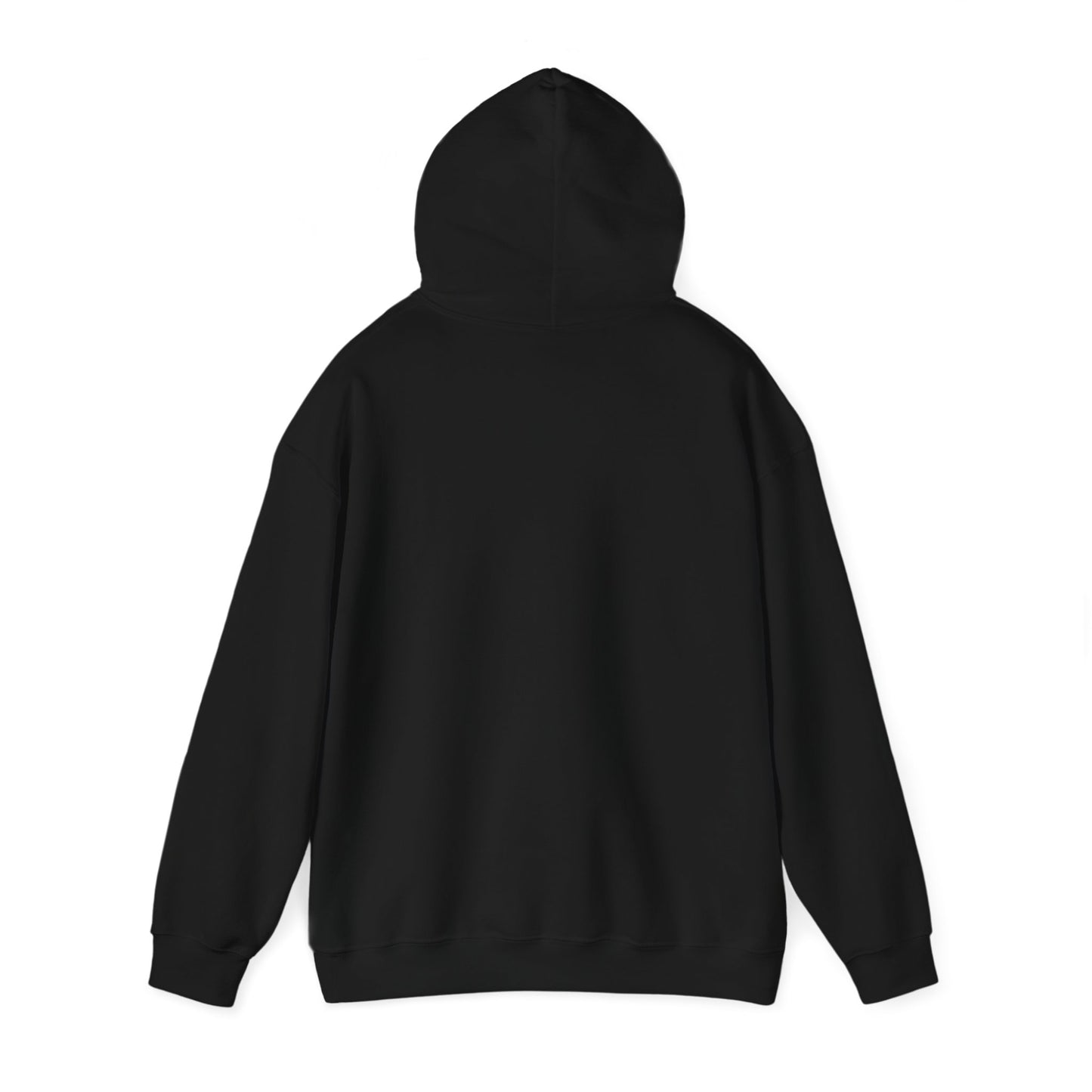 I Luv LongD® Logo Hoodie with Pride rainbow striped negative text