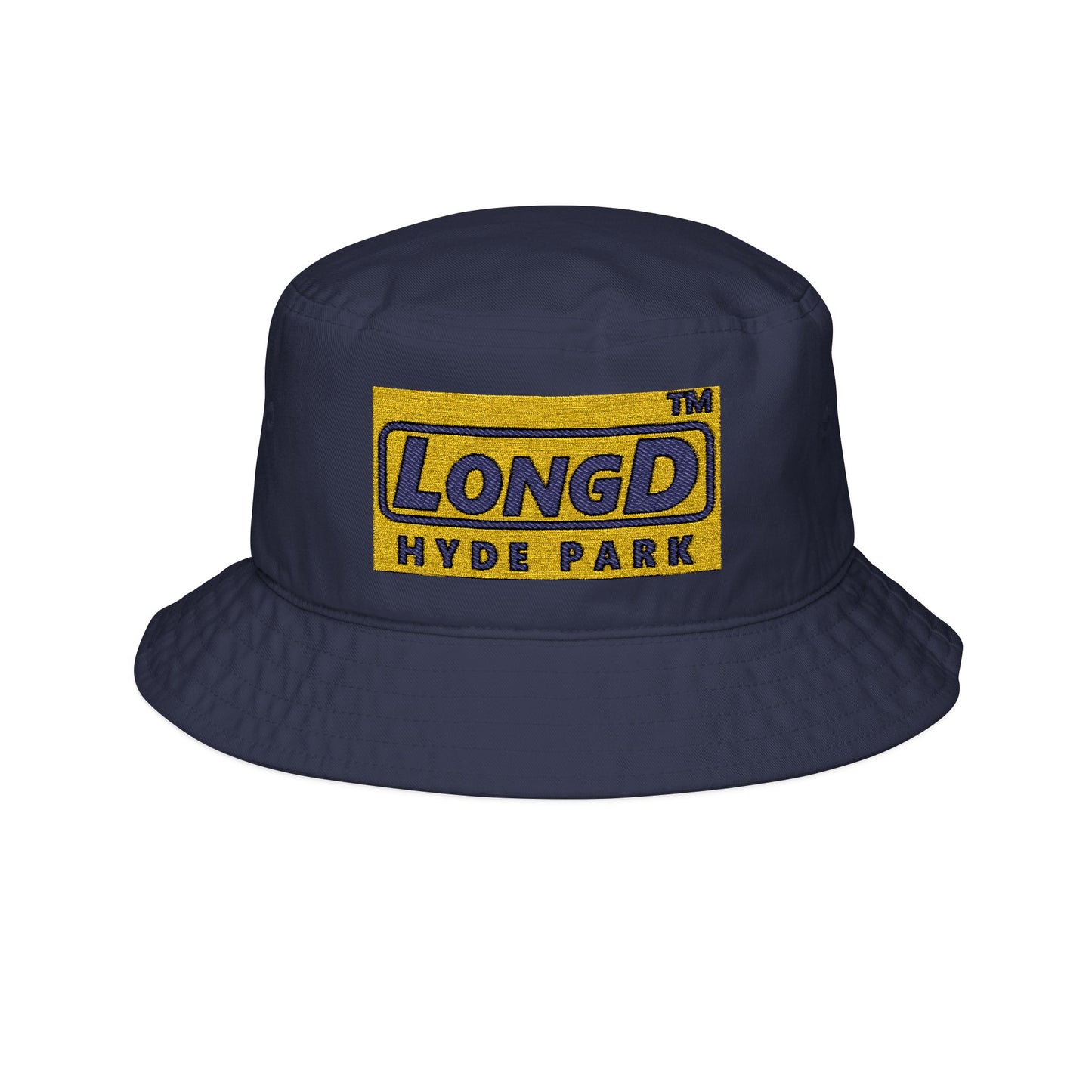 Embroidered official Hyde Park logo bucket hat