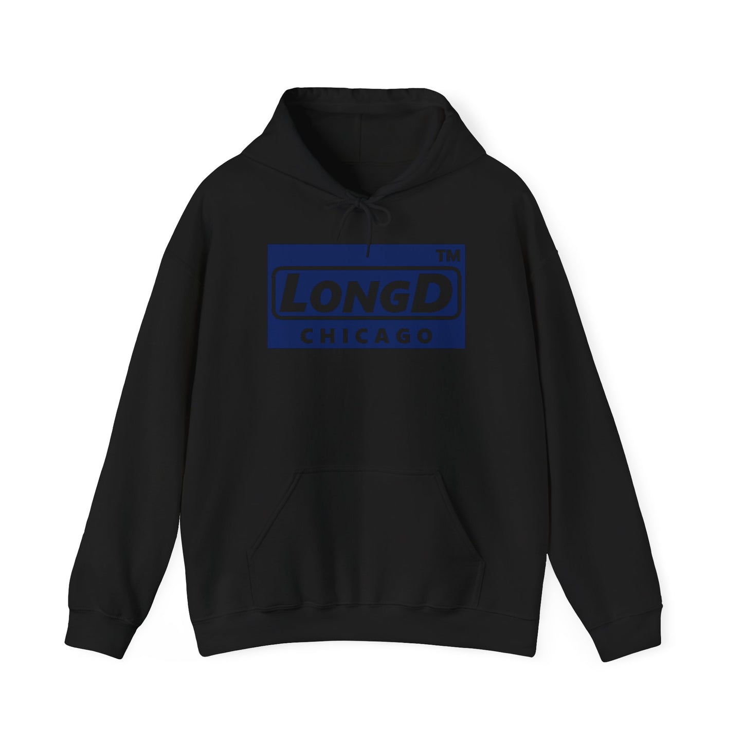 LongD® Logo (negative Chicago version) Hoodie