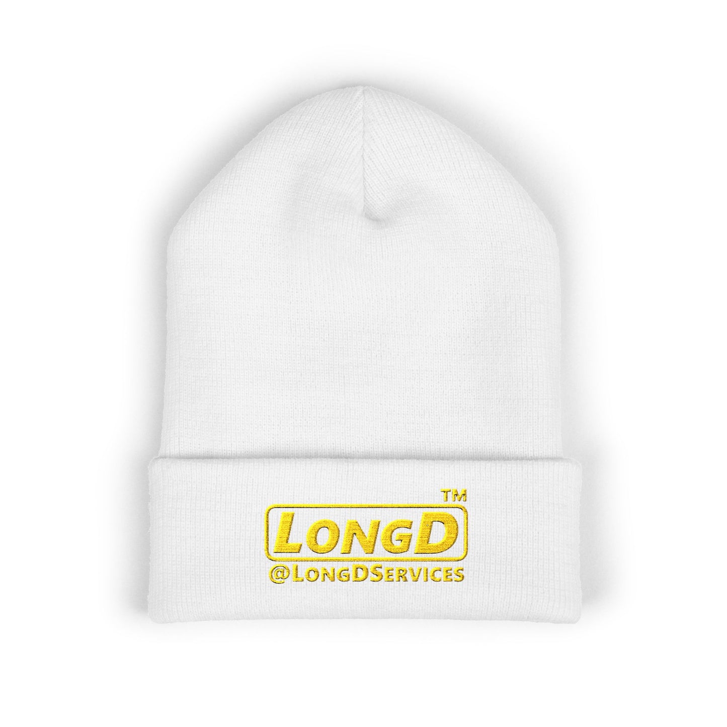 Embroidered Classic Cuffed Beanie Reverse Basic Logo