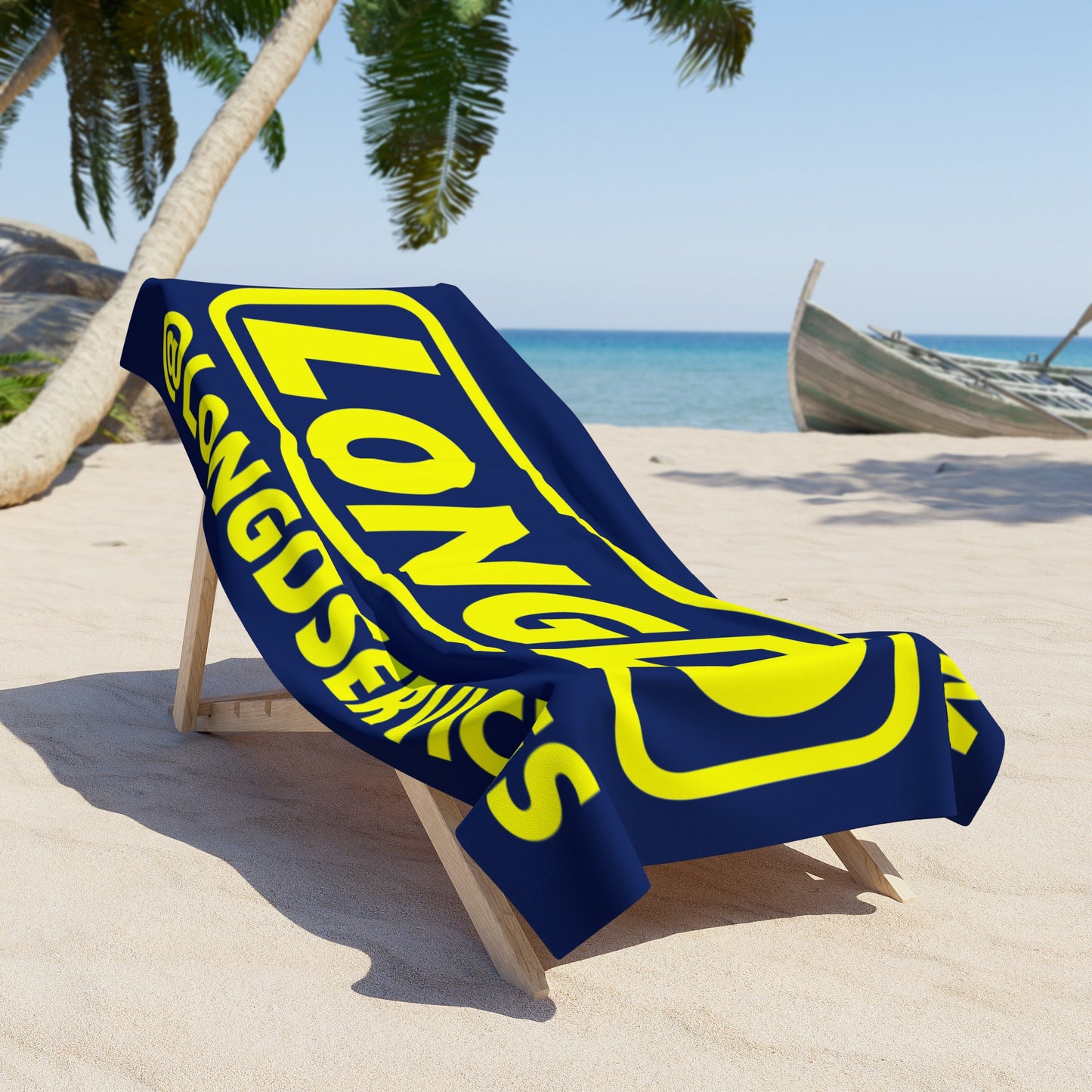 LongD Reverse Official Logo Beach Towel w Tag