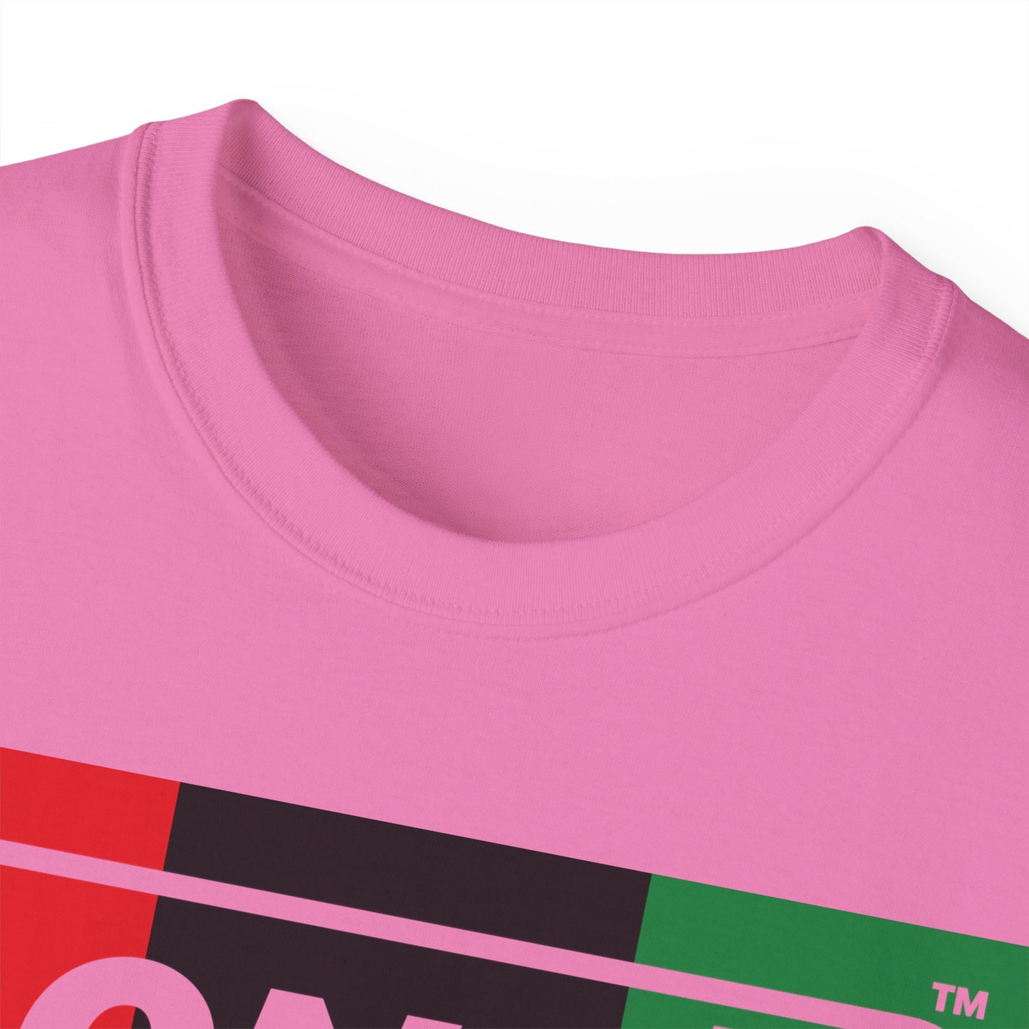LongD® Logo Cotton Tee Juneteenth negative thirds text