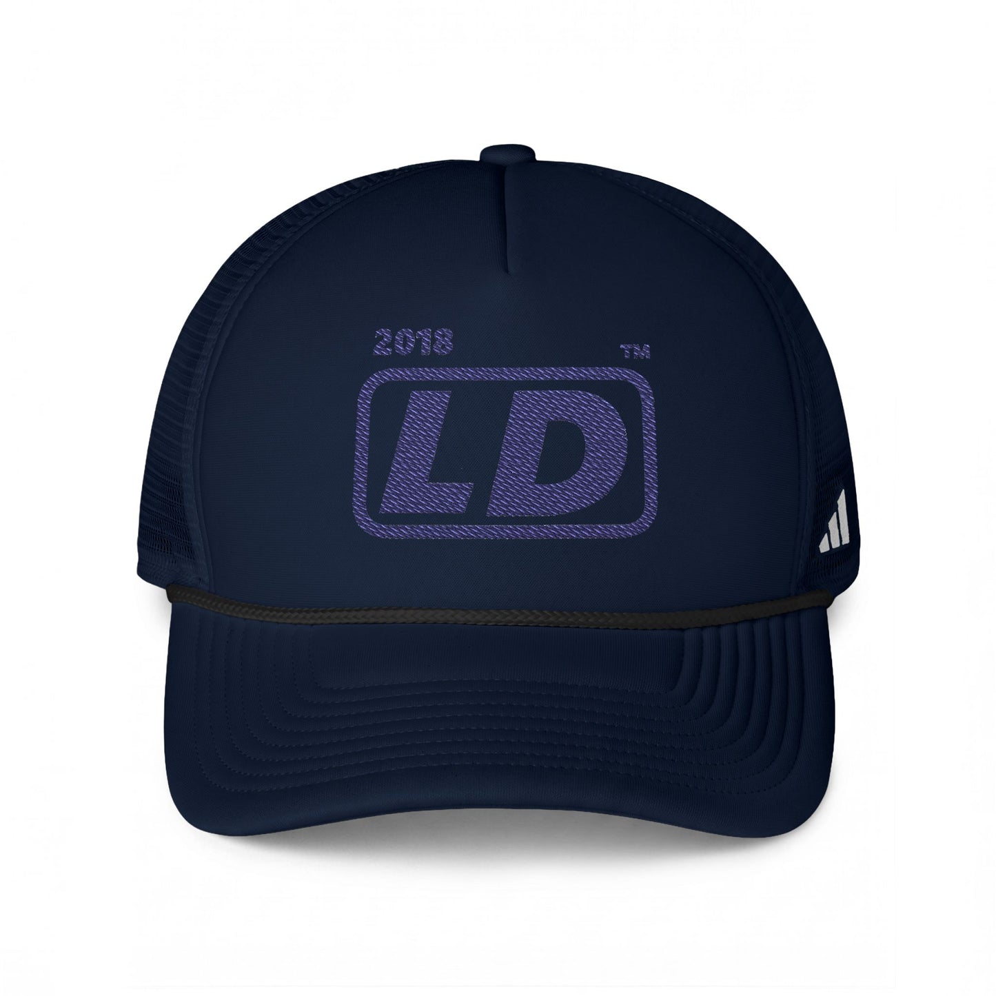 adidas official basic initials logo trucker cap