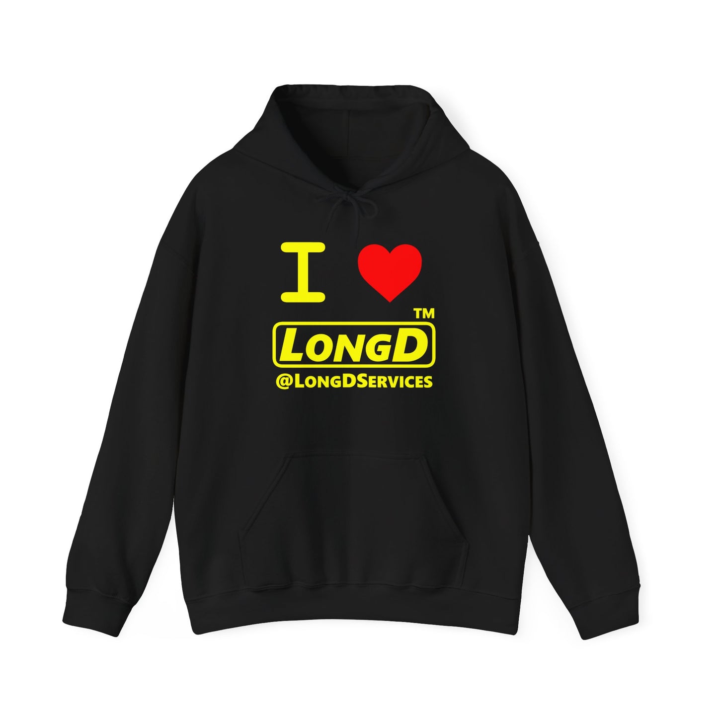 I Luv LongD® Logo (positive alternate Tag only version) Hoodie