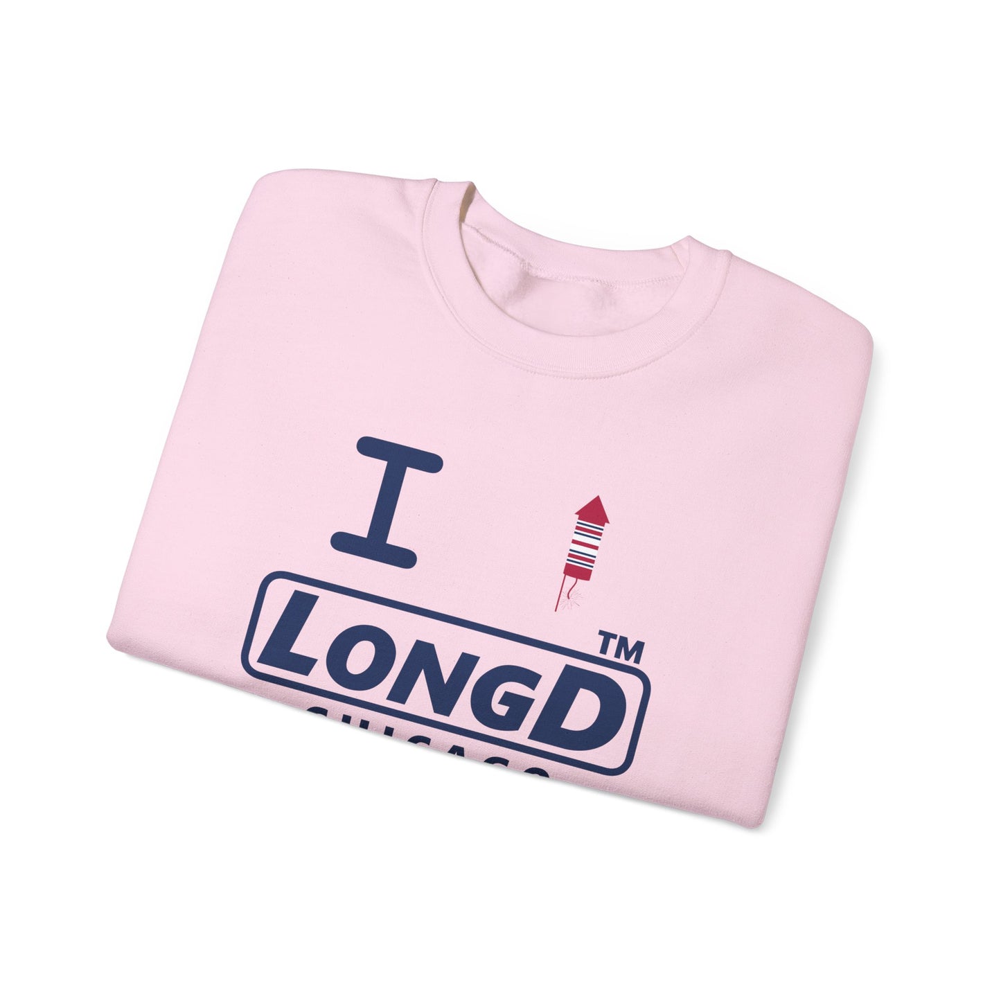 I firecracker LongD official basic Chicago logo crewneck sweatshirt