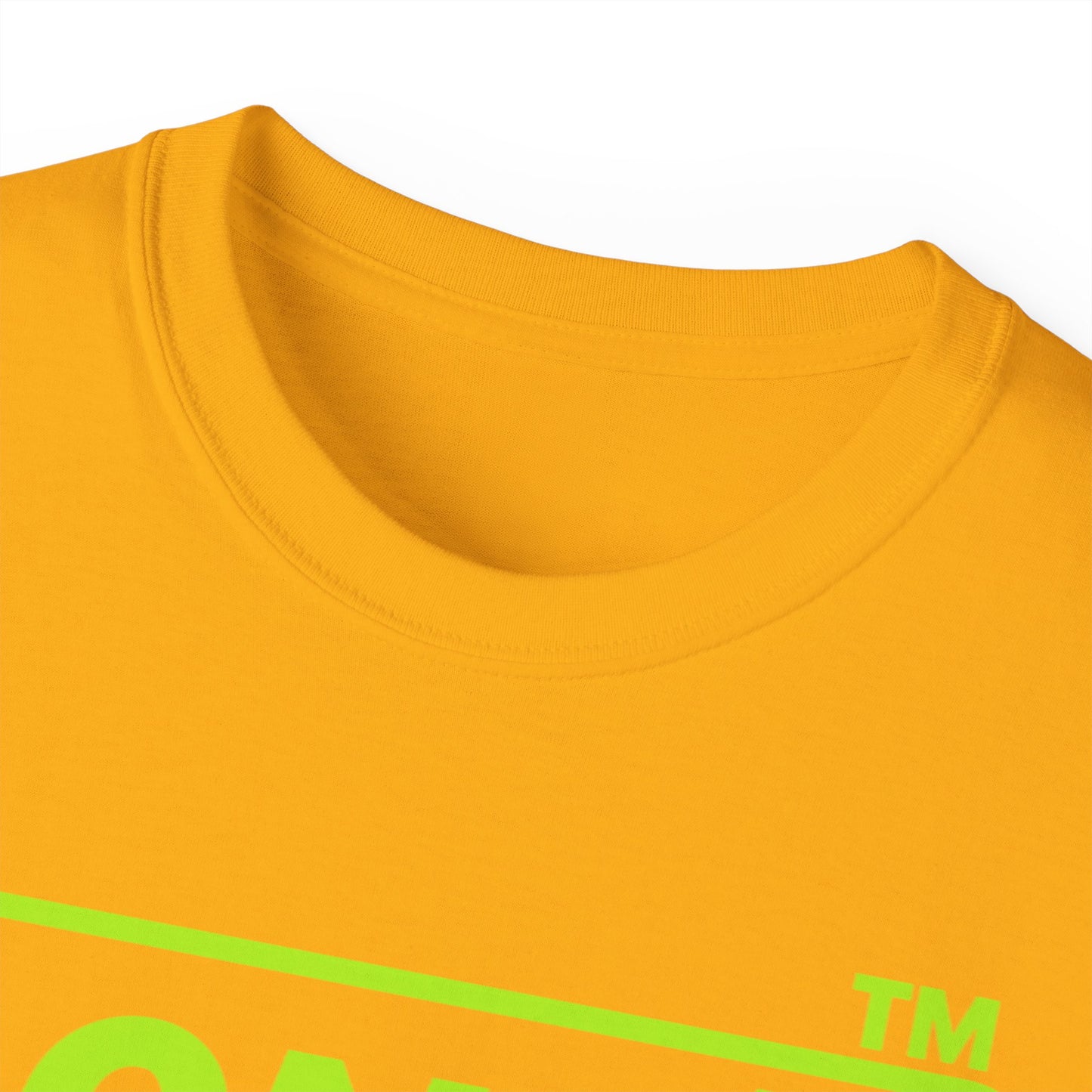 LongD® positive lime green Chicago Logo Cotton Tee
