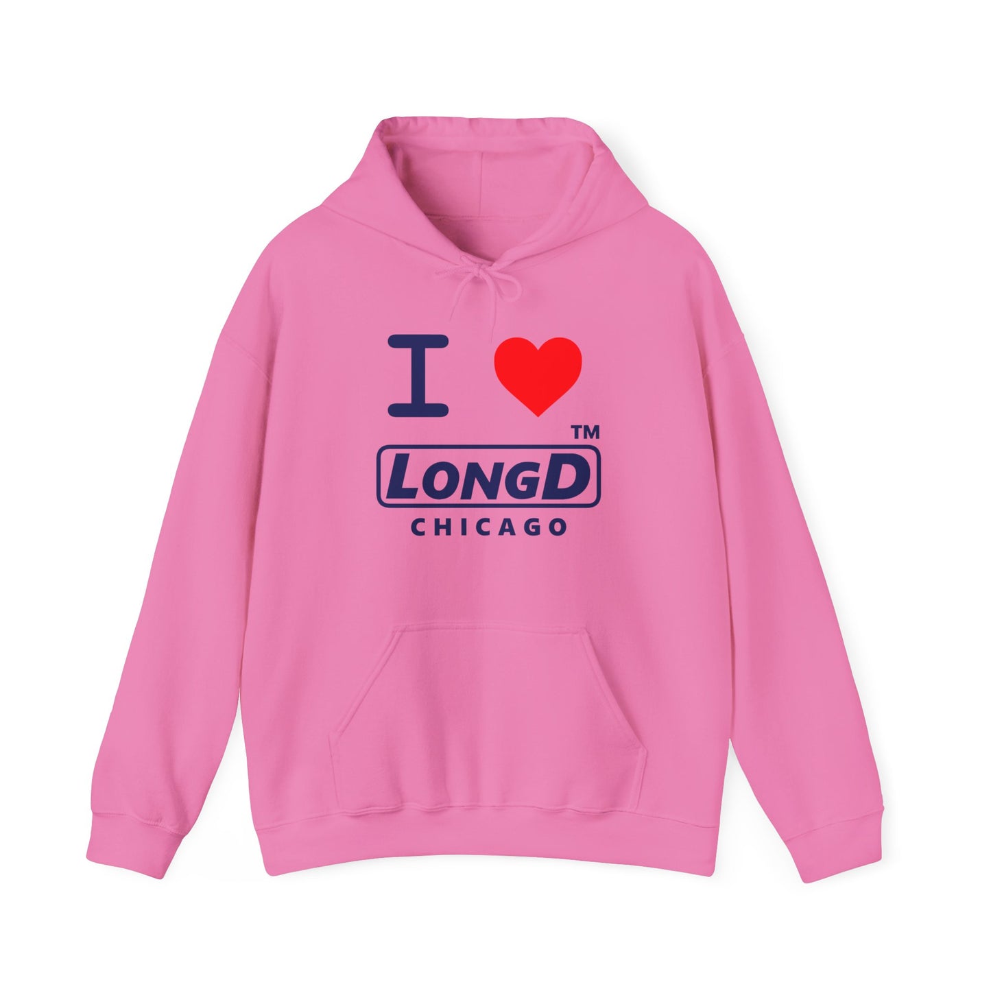 I Luv LongD® Logo (positive Chicago version) Hoodie