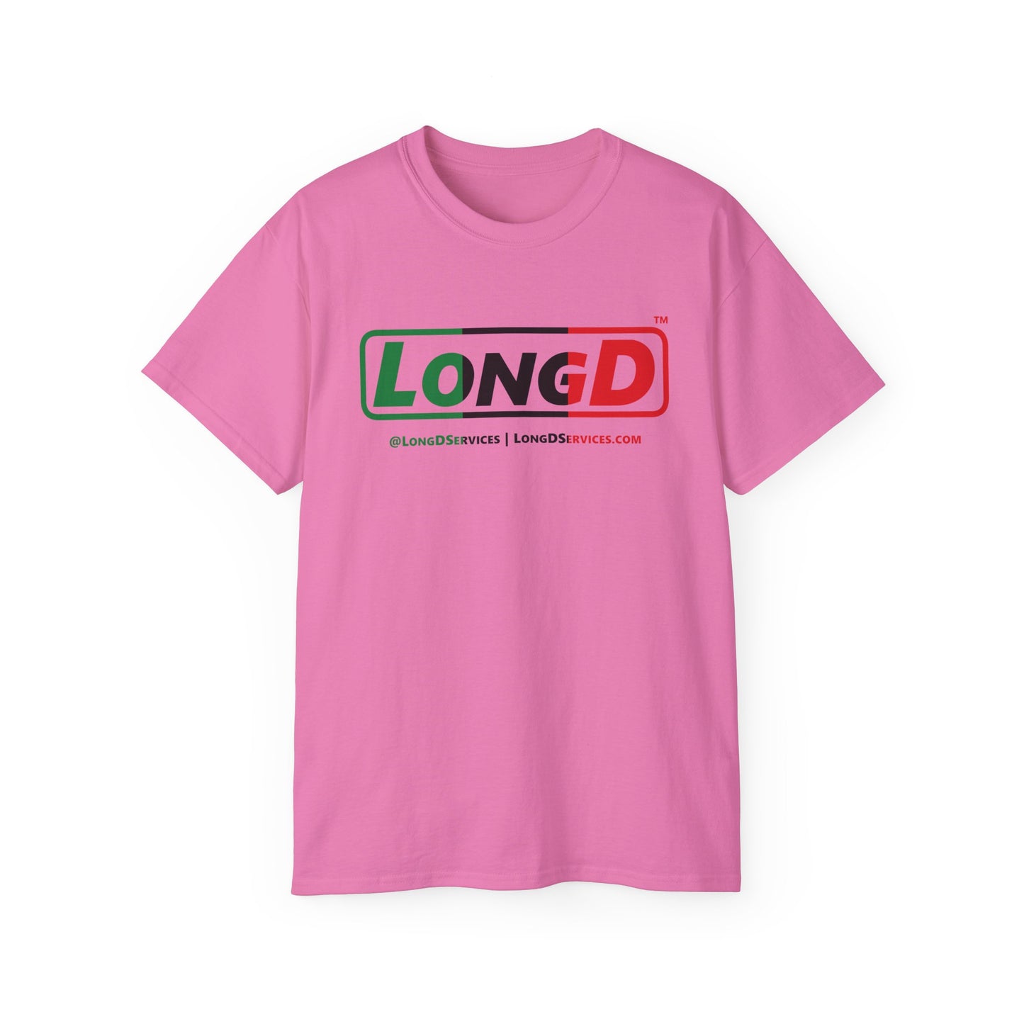 LongD® Logo Cotton Tee Juneteenth positive thirds text