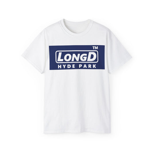 LongD® Logo Cotton Tee negative official basic Hyde Park logo