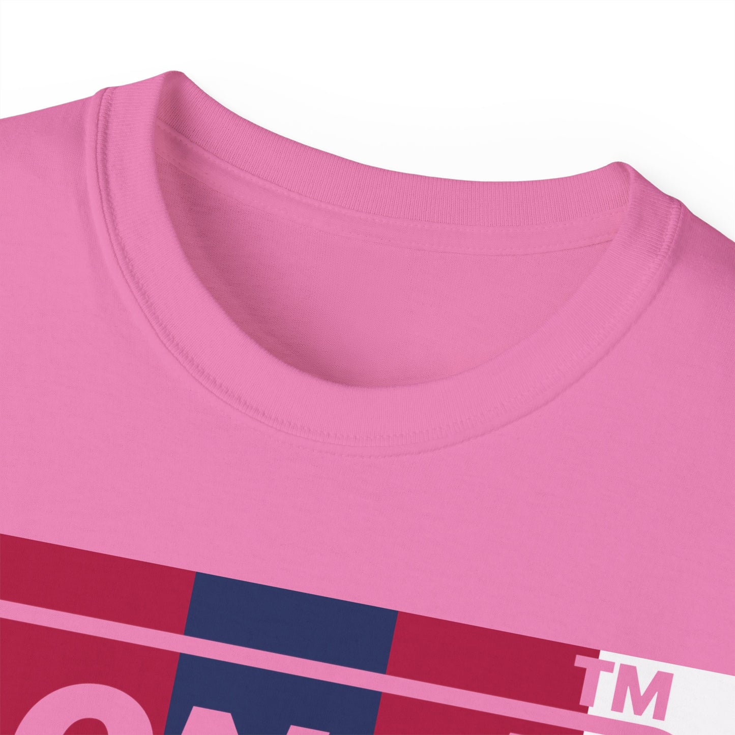 LongD negative 2x5 Hyde Park logo cotton tee (patriotic colors)