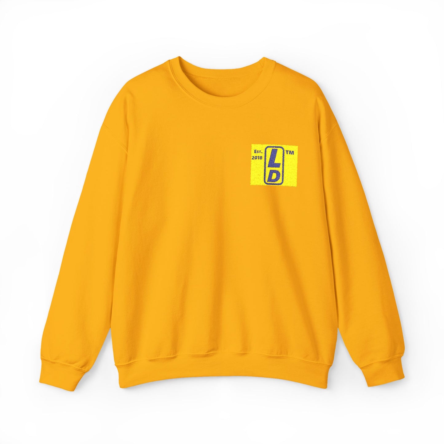 Embroidered Unisex Heavy Blend™ Crewneck Sweatshirt official logo upright initials