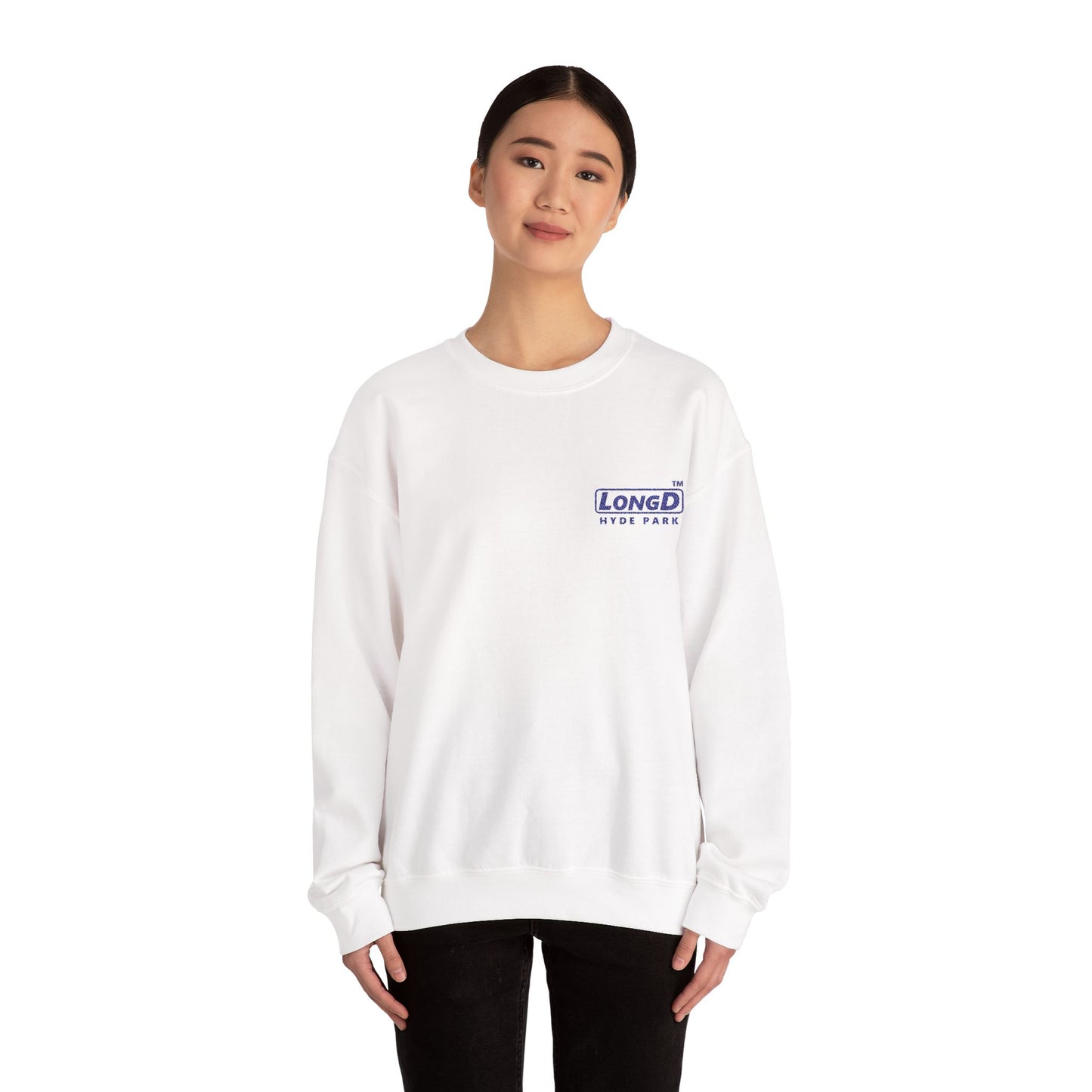 Embroidered Unisex Heavy Blend™ Crewneck Sweatshirt basic Hyde Park logo