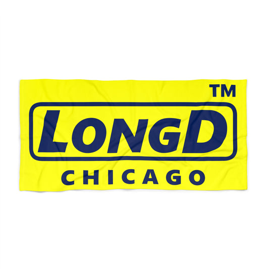 LongD Official Logo Chicago Beach Towel