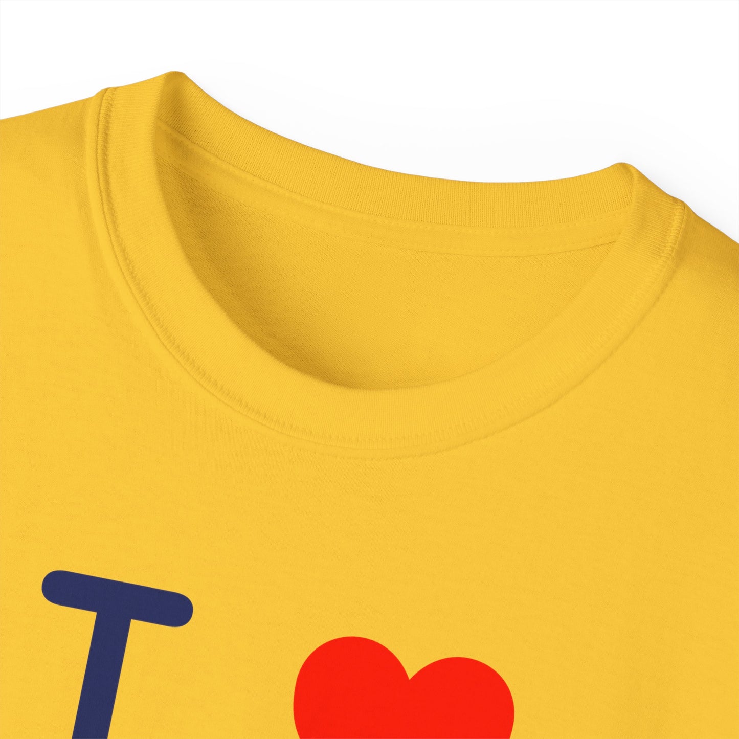 I Luv LongD Tag-domain positive official basic logo cotton tee