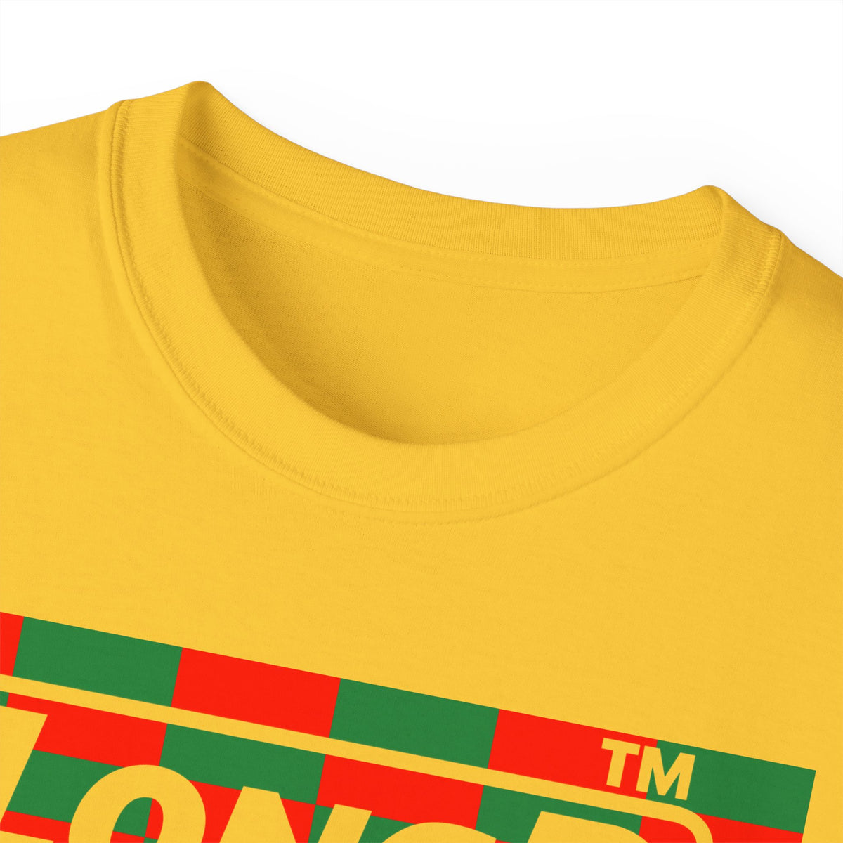 LongD Chicago negative tiled logo (Xmas colors) cotton tee