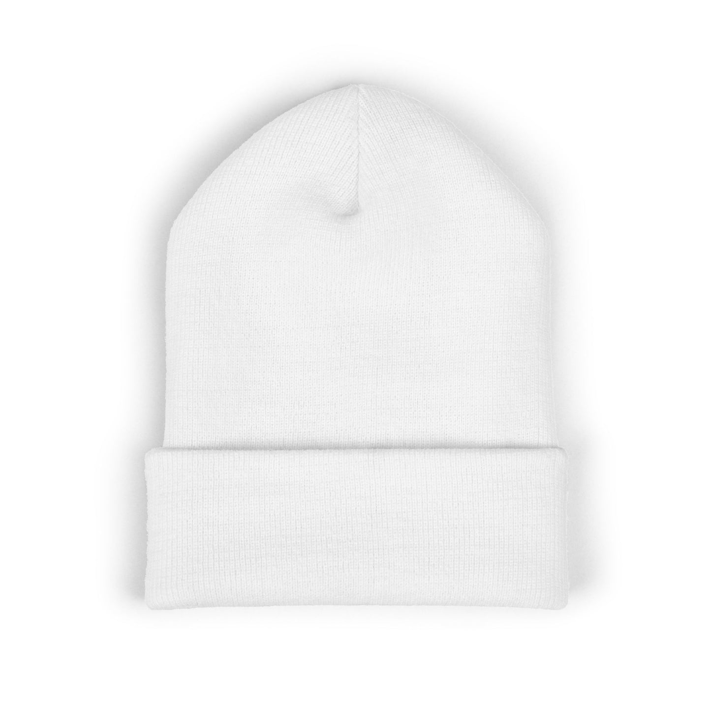 Embroidered Classic Cuffed Beanie reverse official basic logo upright initials