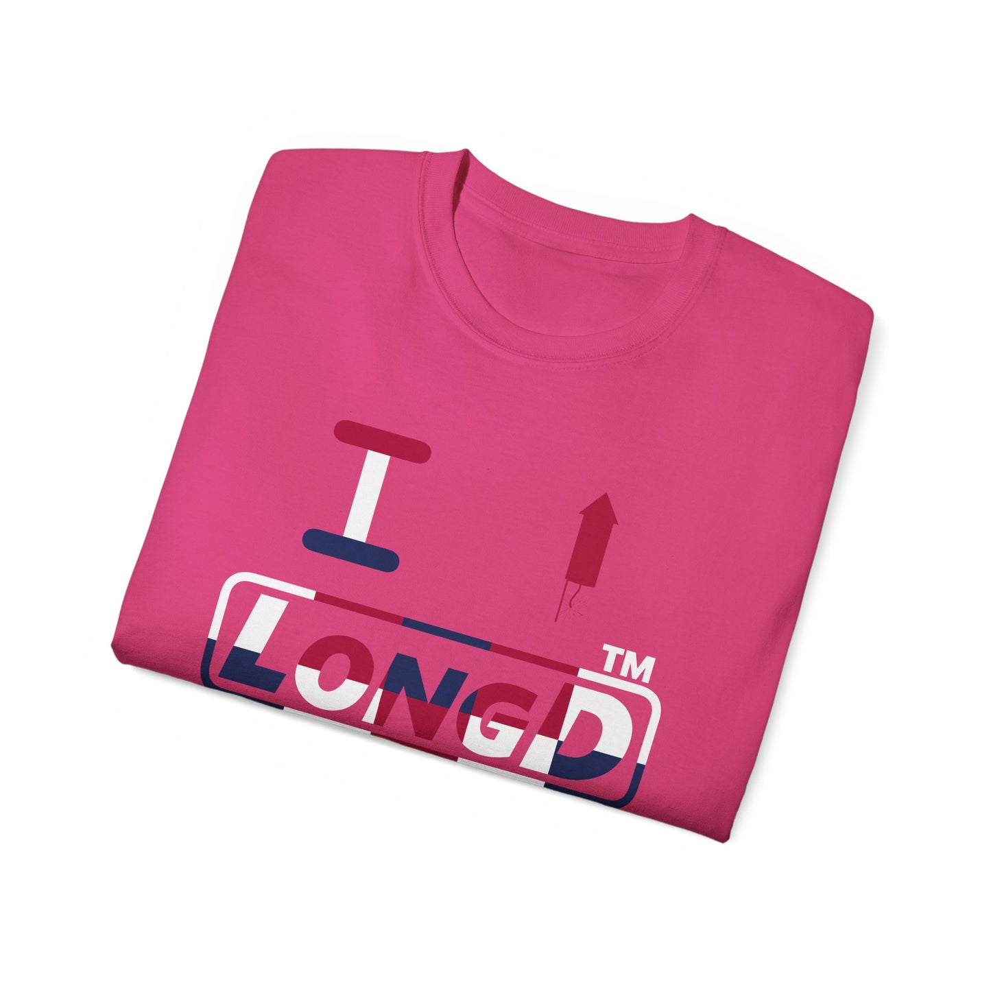 I firecracker LongD positive 2x5 front-back tag-domain logo cotton tee