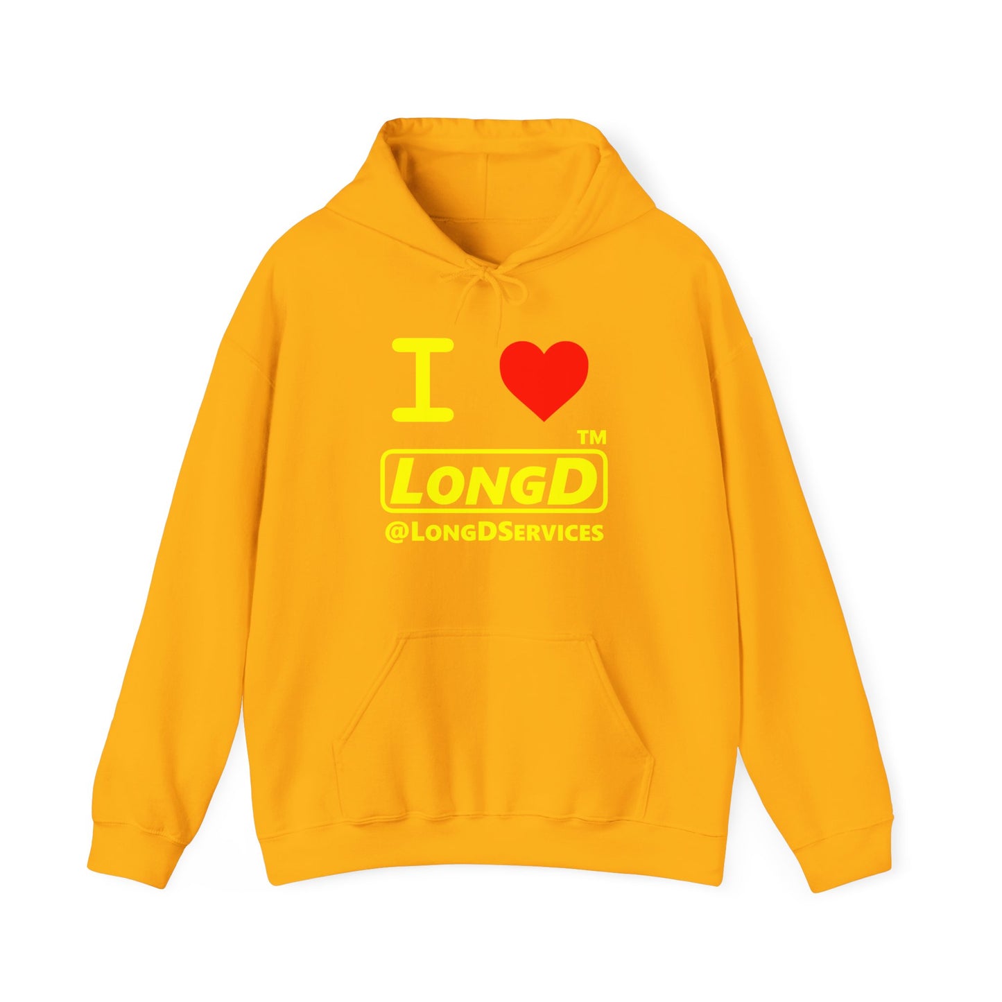 I Luv LongD® Logo (positive alternate Tag only version) Hoodie