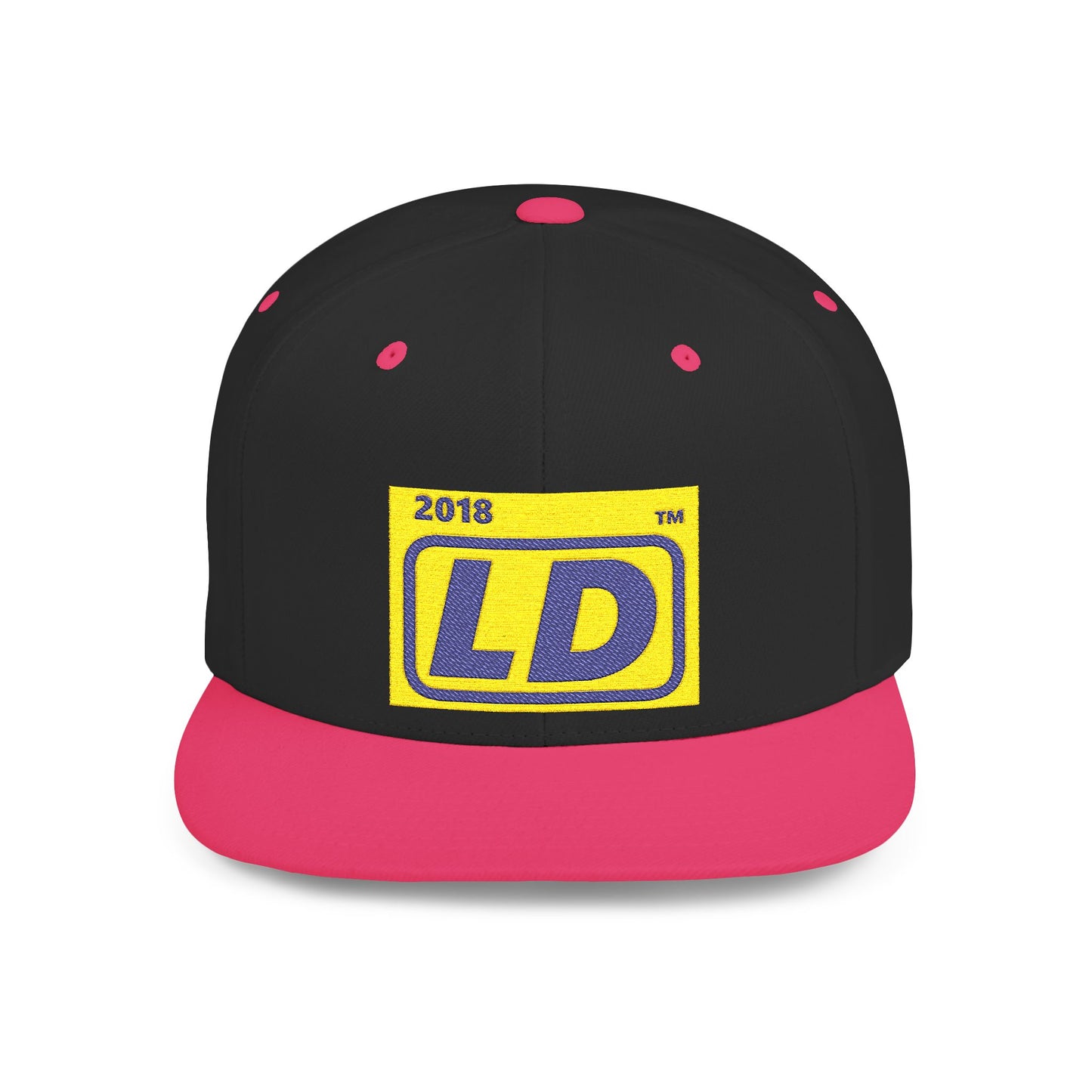 Embroidered Baseball Cap official (navy on gold) logo initials