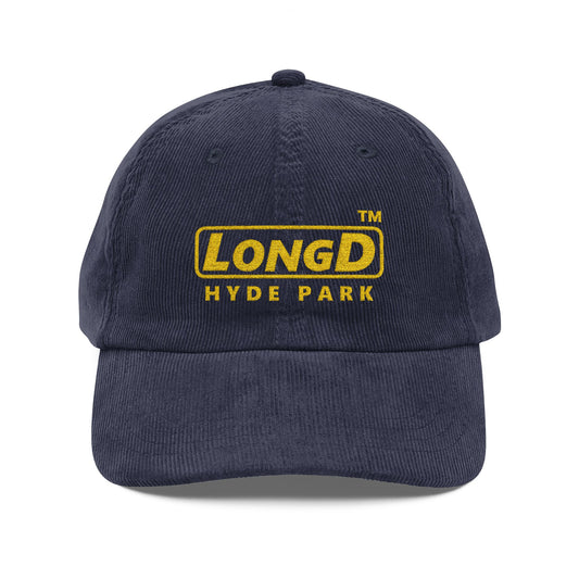 Embroidered Corduroy Cap Alternate basic Hyde Park logo
