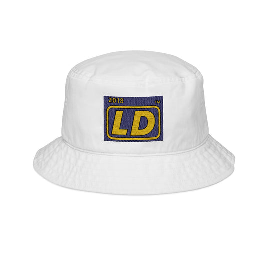 Embroidered alternate logo initials bucket hat