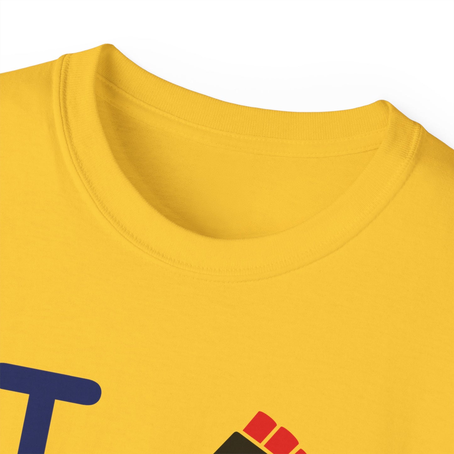 I Fist LongD® Official Logo Cotton Tee Juneteenth multicolored fist