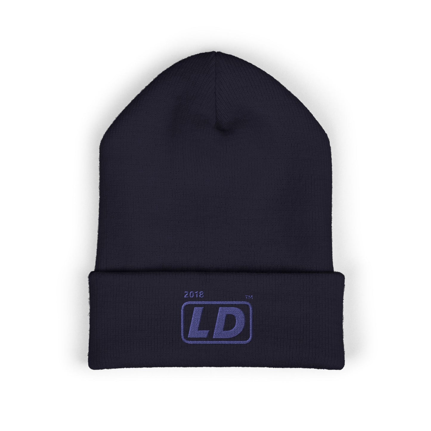Embroidered Classic Cuffed Beanie basic official logo initials