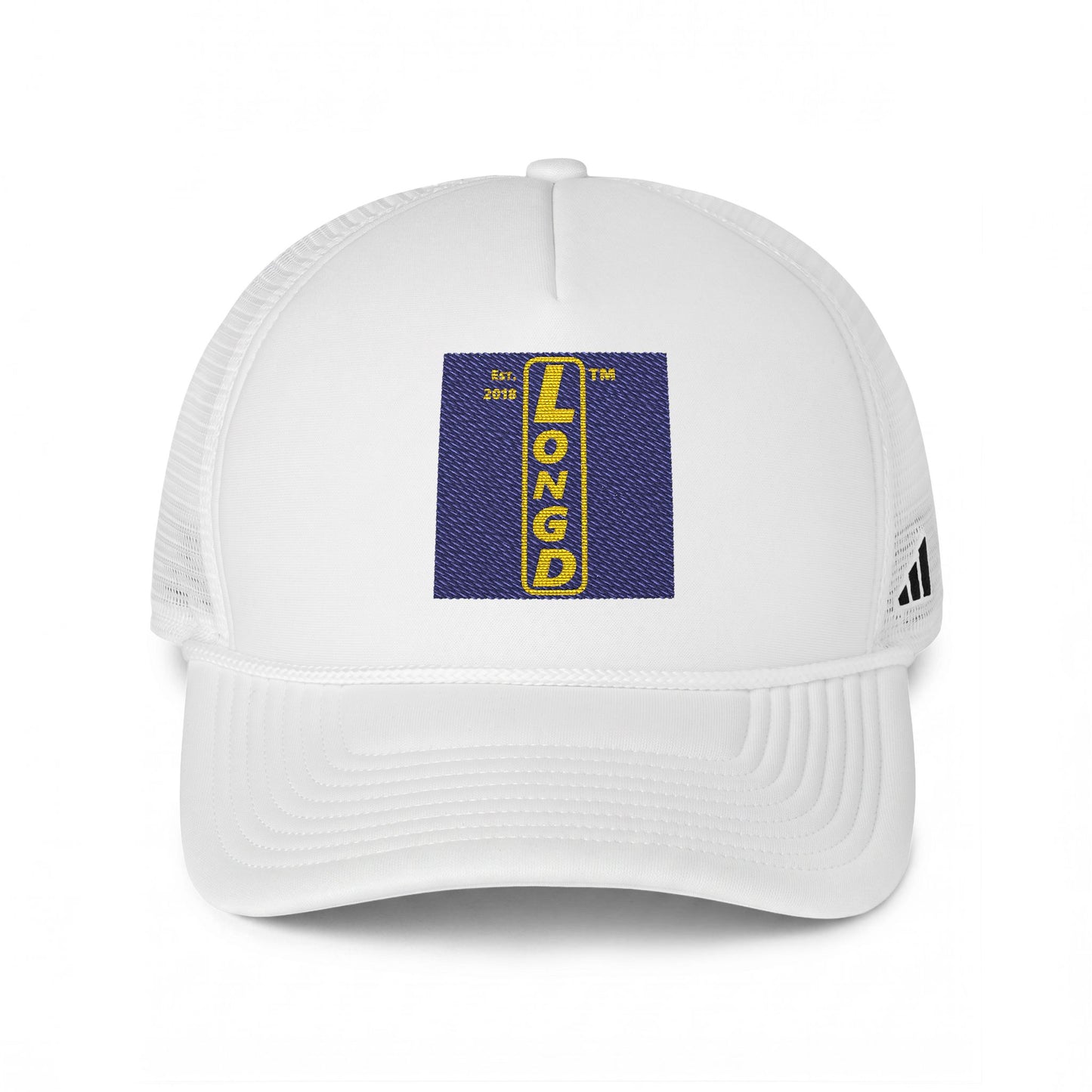 adidas reverse official upright logo trucker cap