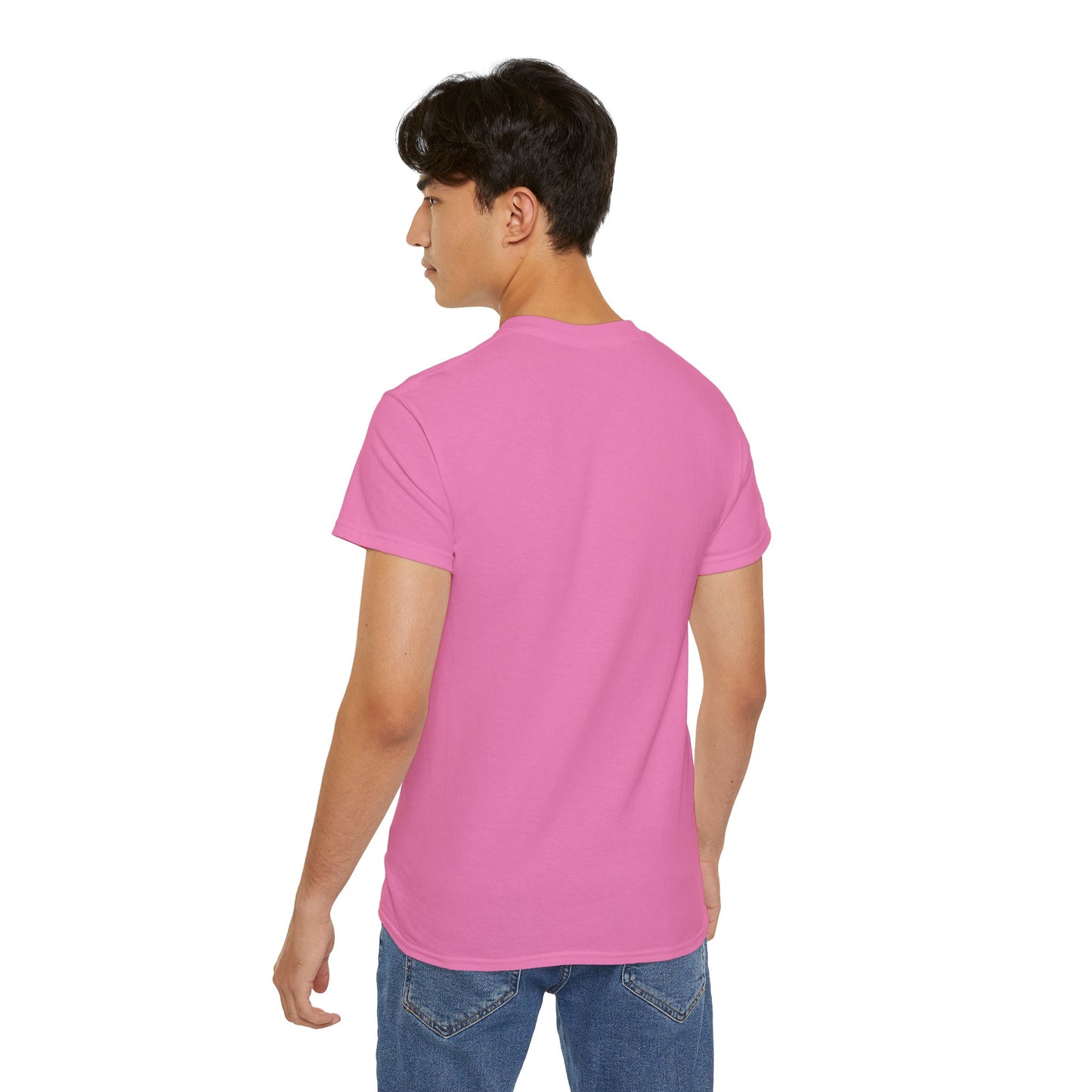 LongD positive vertical striped Chicago logo cotton tee (Pride colors)