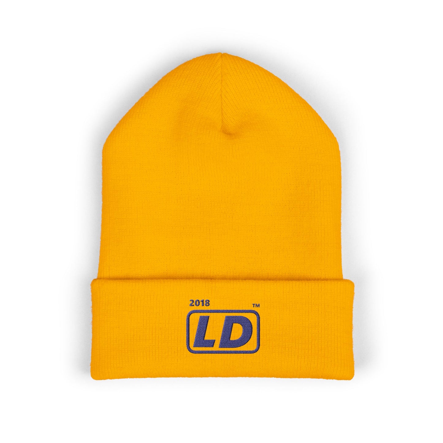 Embroidered Classic Cuffed Beanie basic official logo initials