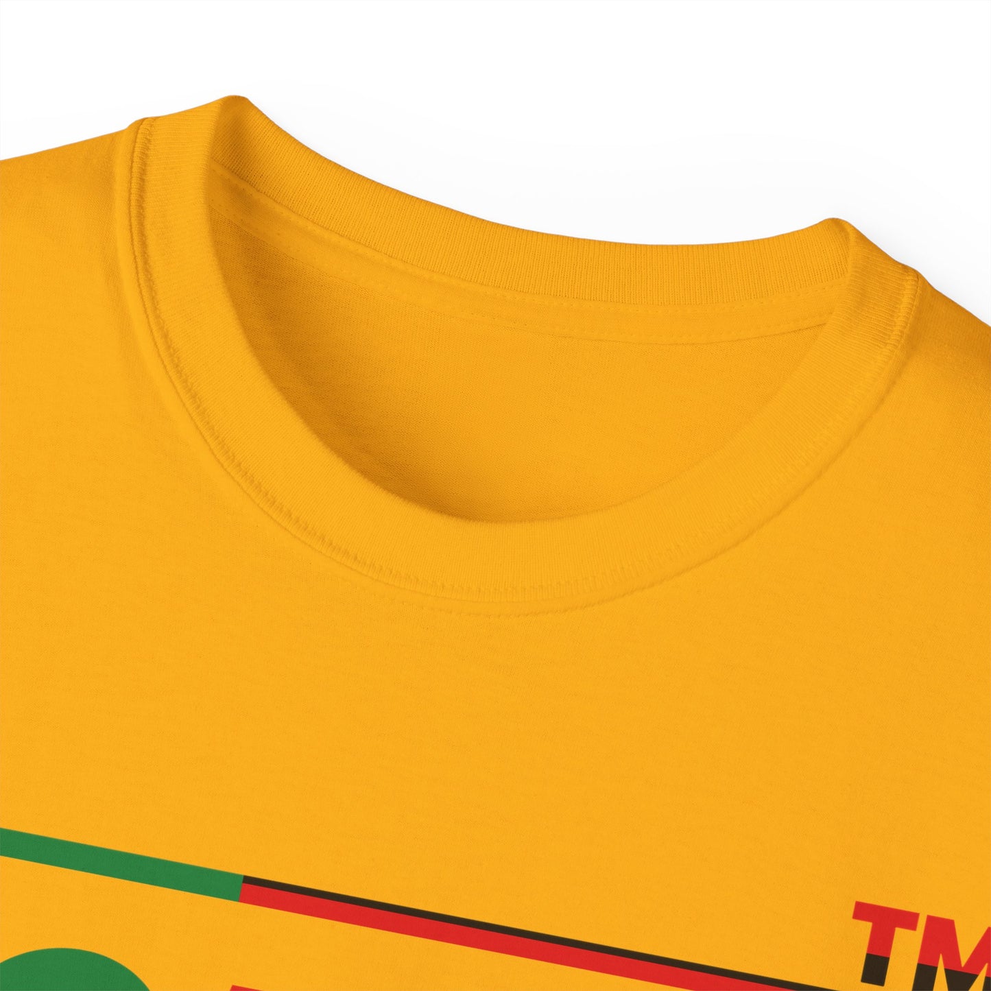 LongD positive flag Chicago logo cotton tee (Juneteenth colors)