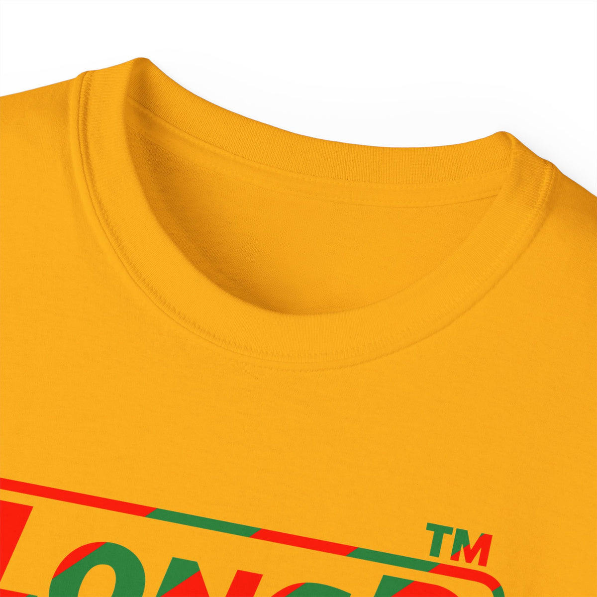 LongD Chicago positive pixel-weighted 6-striped logo (Xmas colors) cotton tee