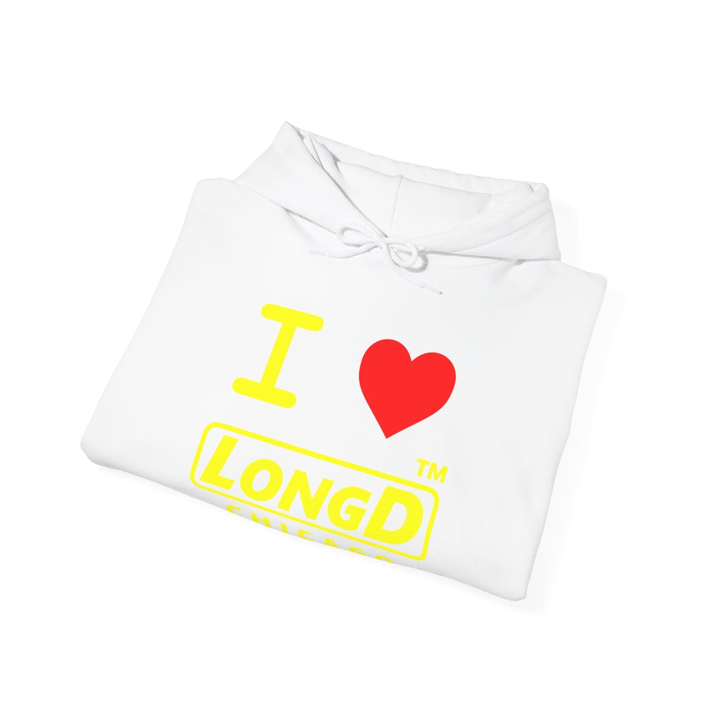 I Luv LongD® Logo (positive alternate Chicago version) Hoodie