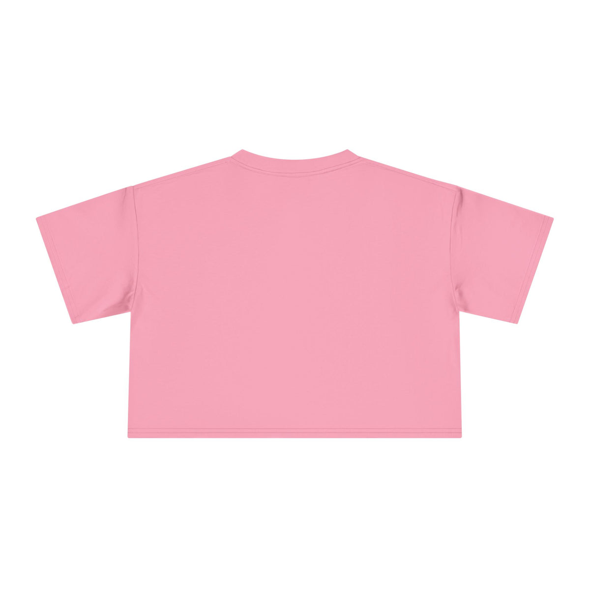 I pumpkin LongD Tag negative diagonal 6-striped logo crop tee
