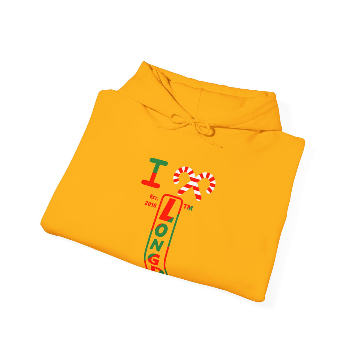 I candy cane LongD Tag positive upright pixel-weighted 4-striped 4-print logo hoodie