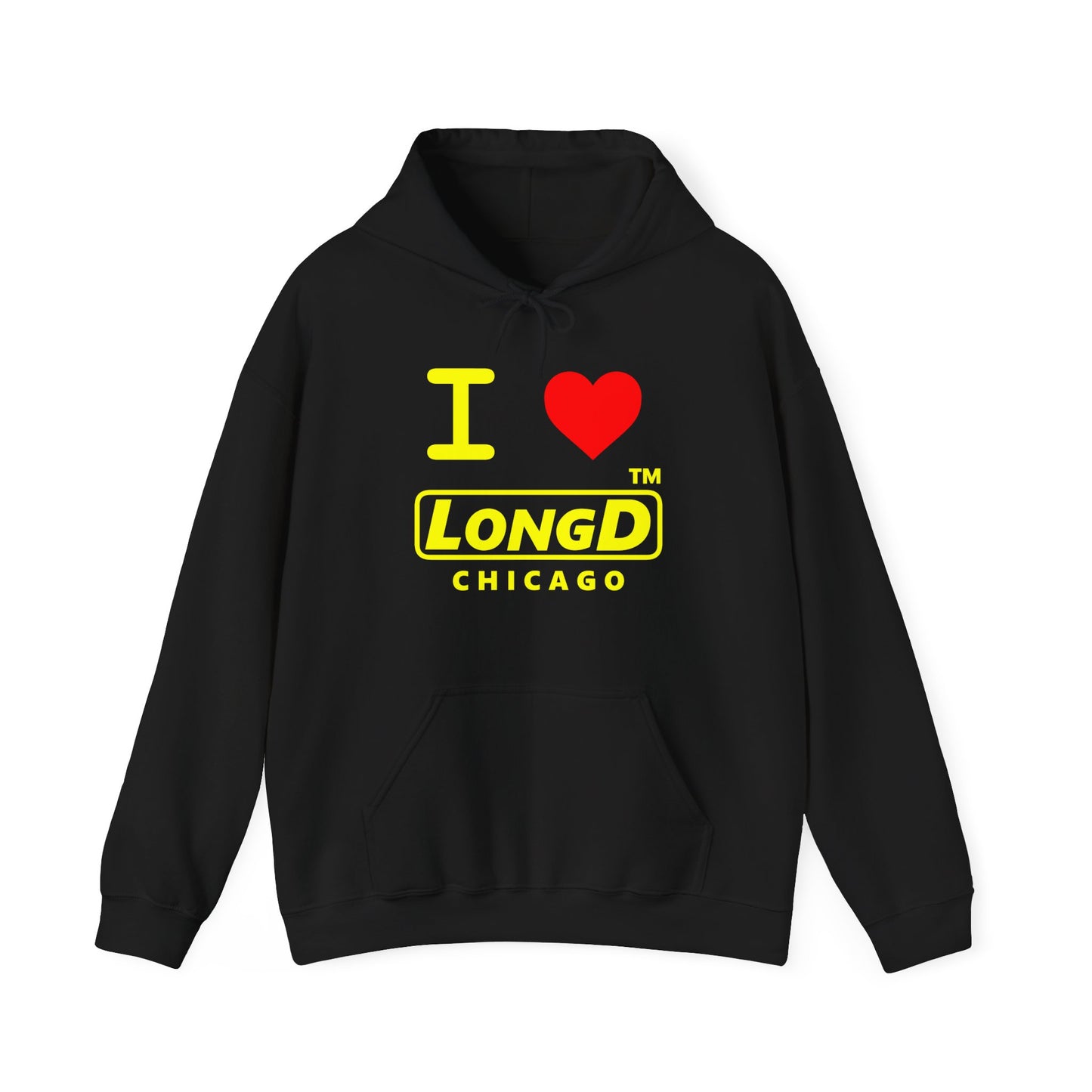 I Luv LongD® Logo (positive alternate Chicago version) Hoodie