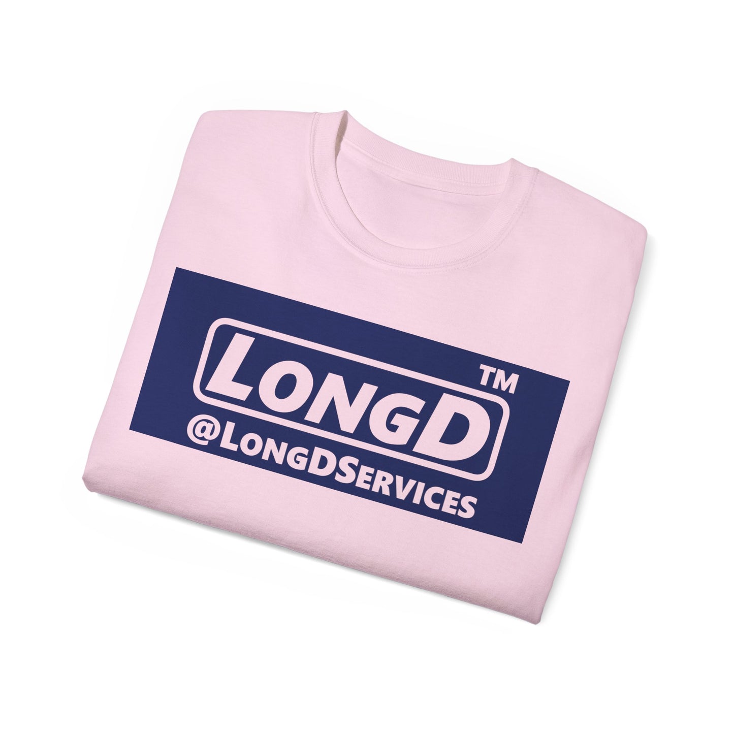 LongD® Logo Cotton Tee negative official basic logo