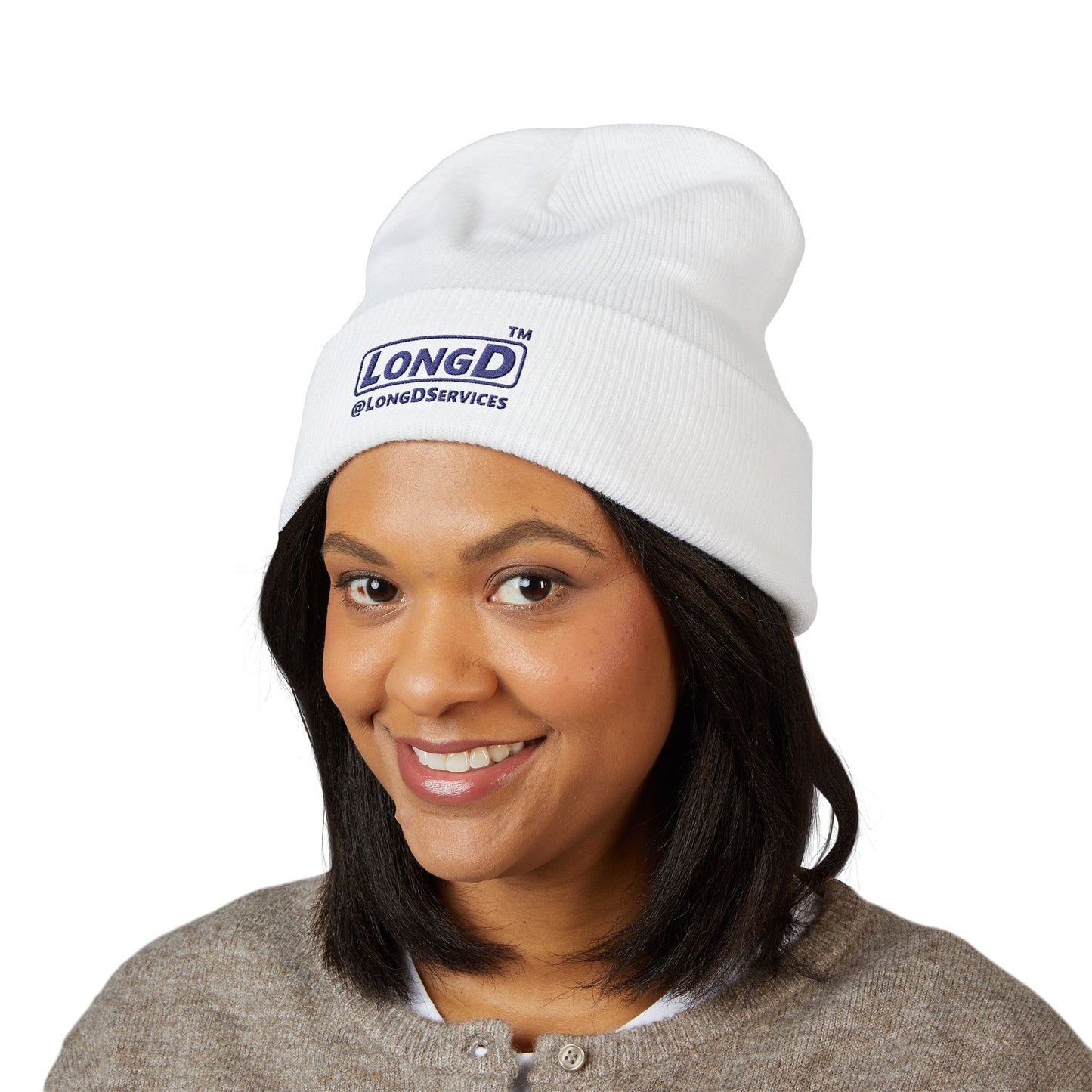 Embroidered Classic Cuffed Beanie Official Basic Logo