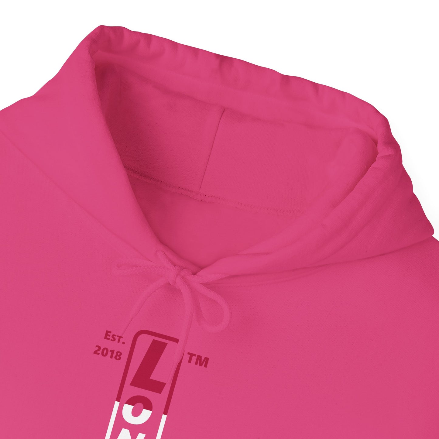 LongD® positive horizontal 3-striped upright Chicago logo hoodie