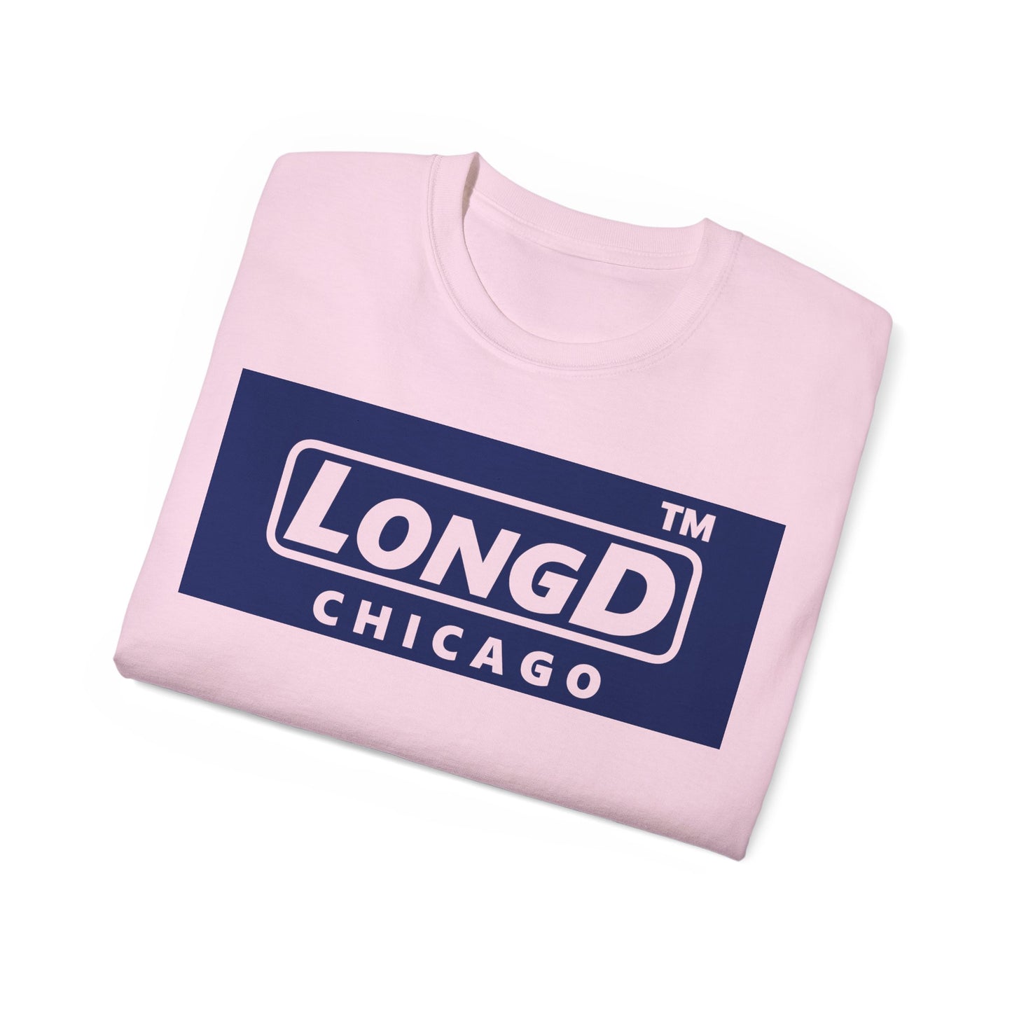 LongD® Logo Cotton Tee negative official basic Chicago logo