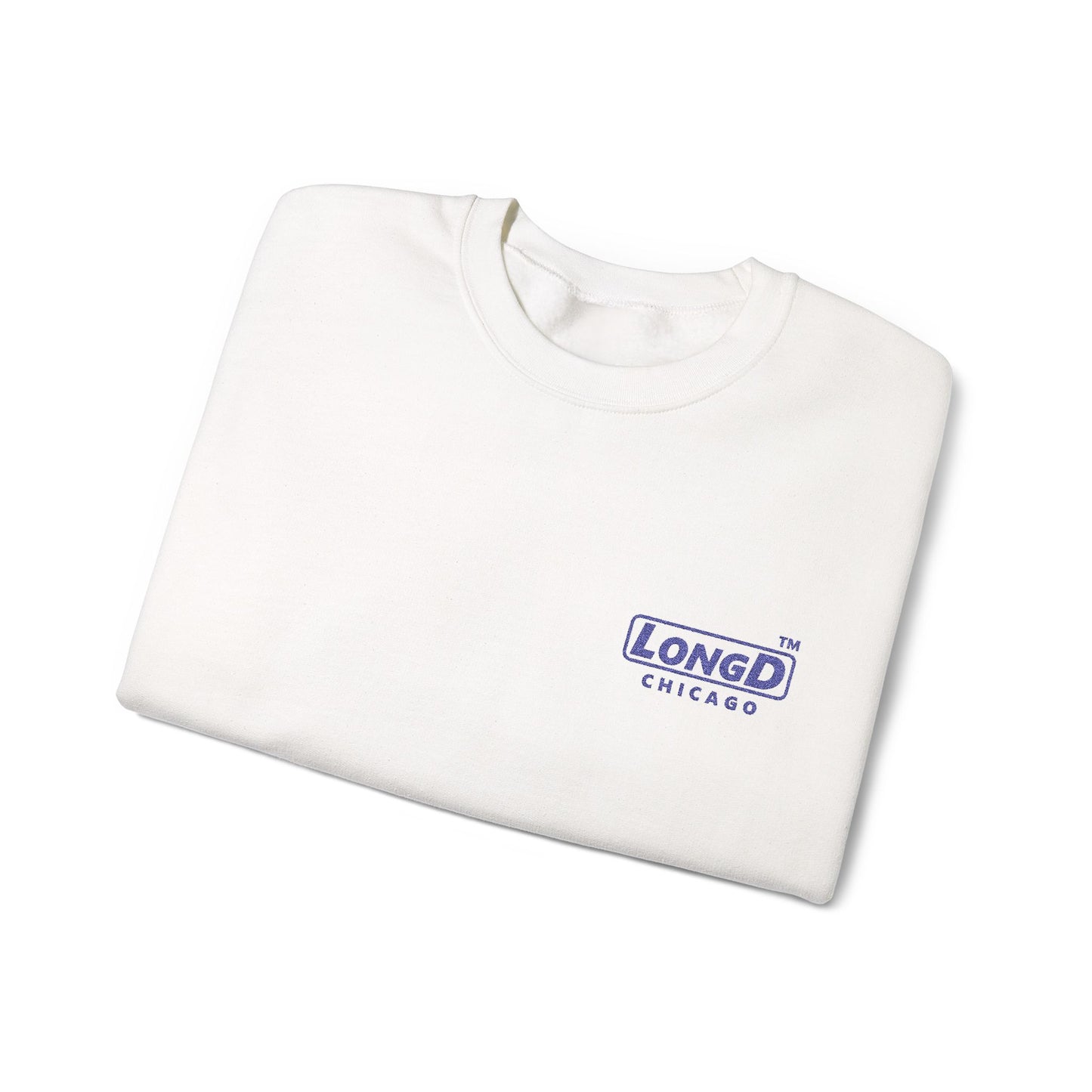 Embroidered Unisex Heavy Blend™ Crewneck Sweatshirt basic Chicago logo
