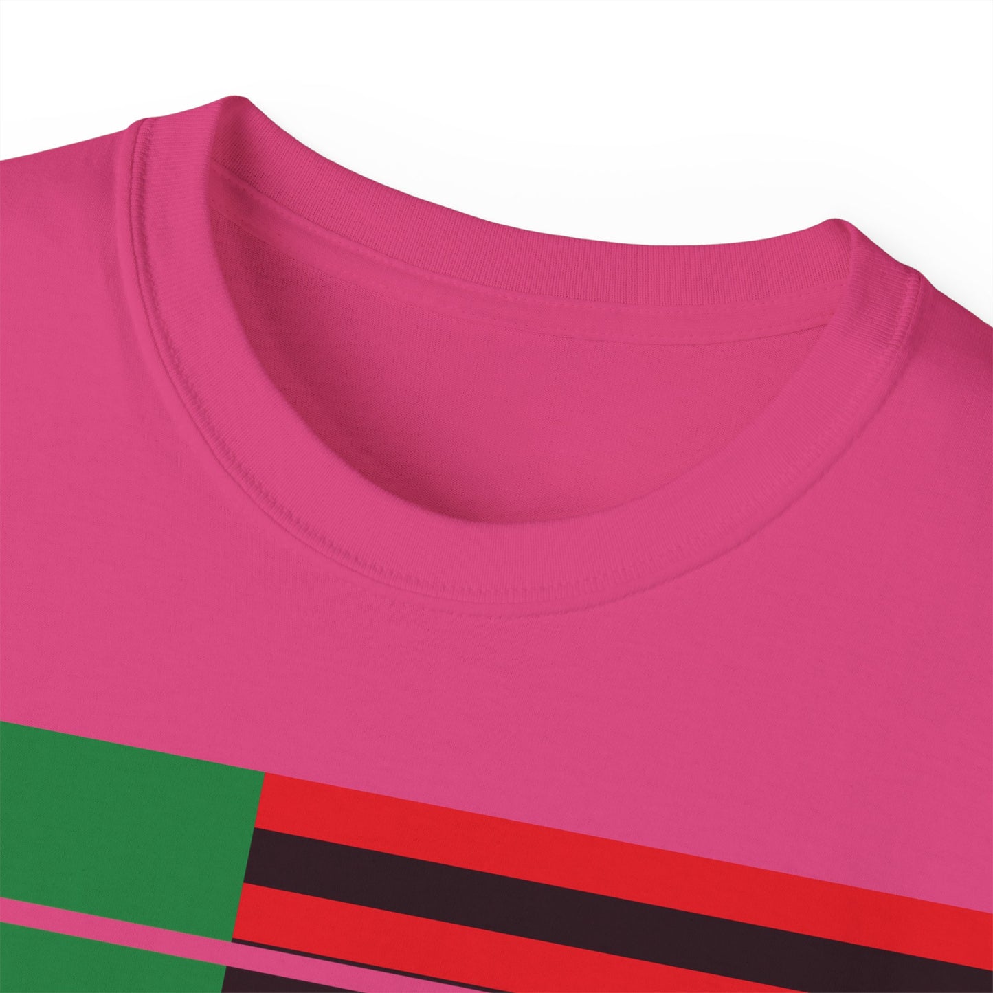 LongD® Logo Cotton Tee Juneteenth negative flag